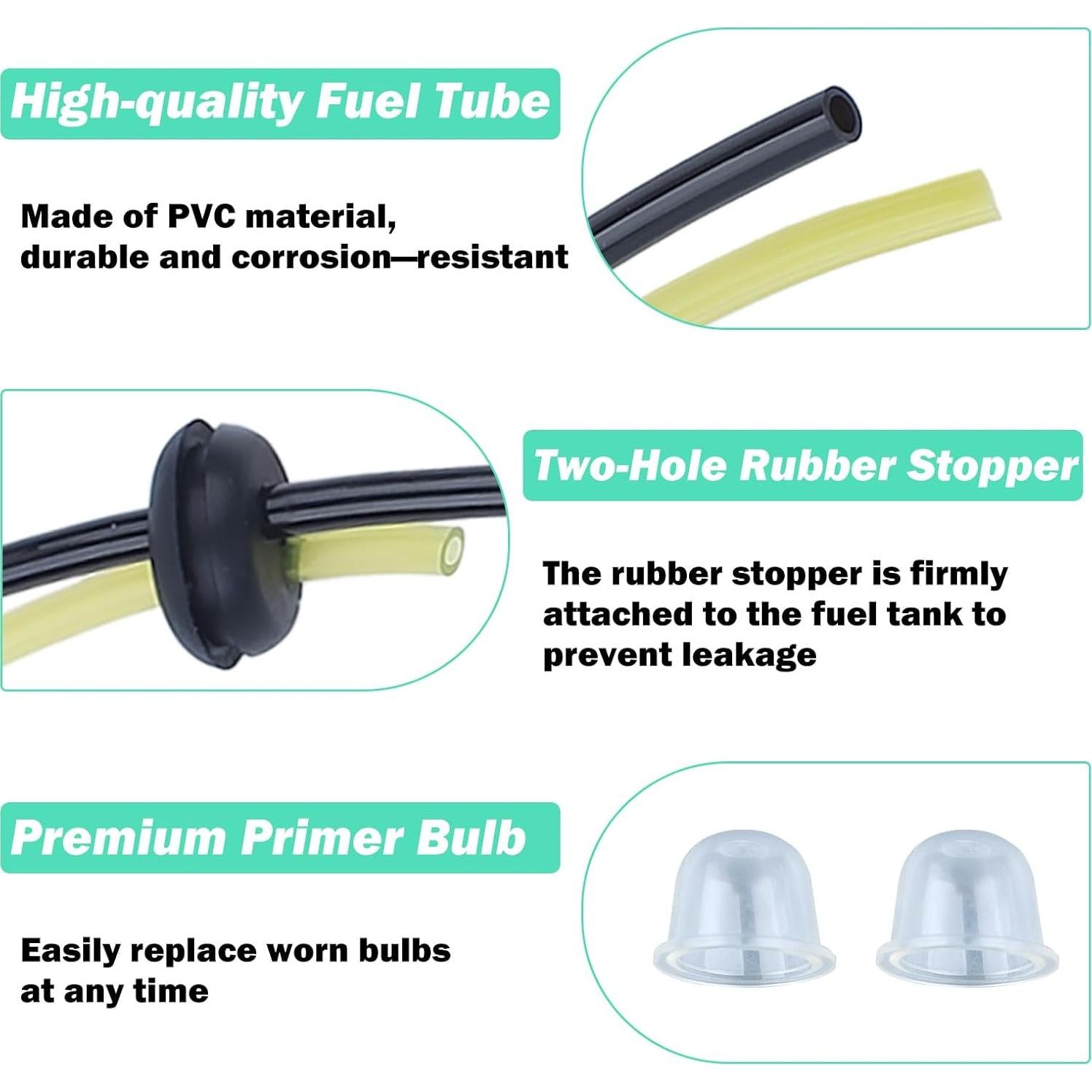 Conjunto Grommet Combustible Adefol para Honda GX31 GX35