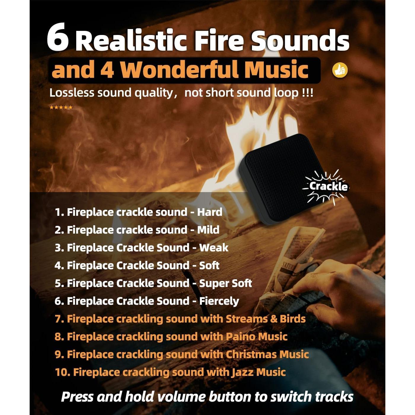 Máquina de Sonido Crepitante MSELTOS para Chimenea