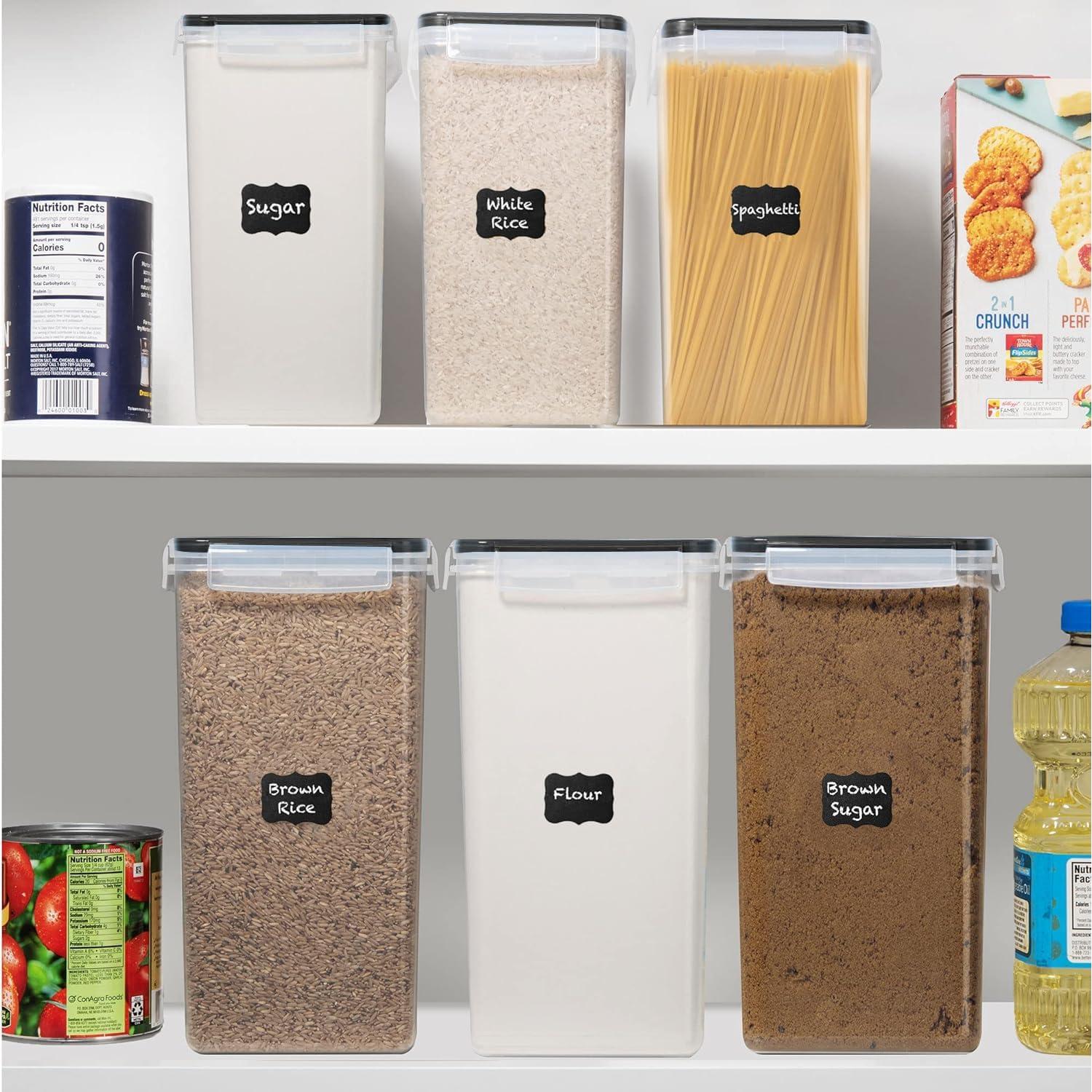 Contenedores de Almacenamiento Herméticos 8.5L 2PC Pluma Blanca