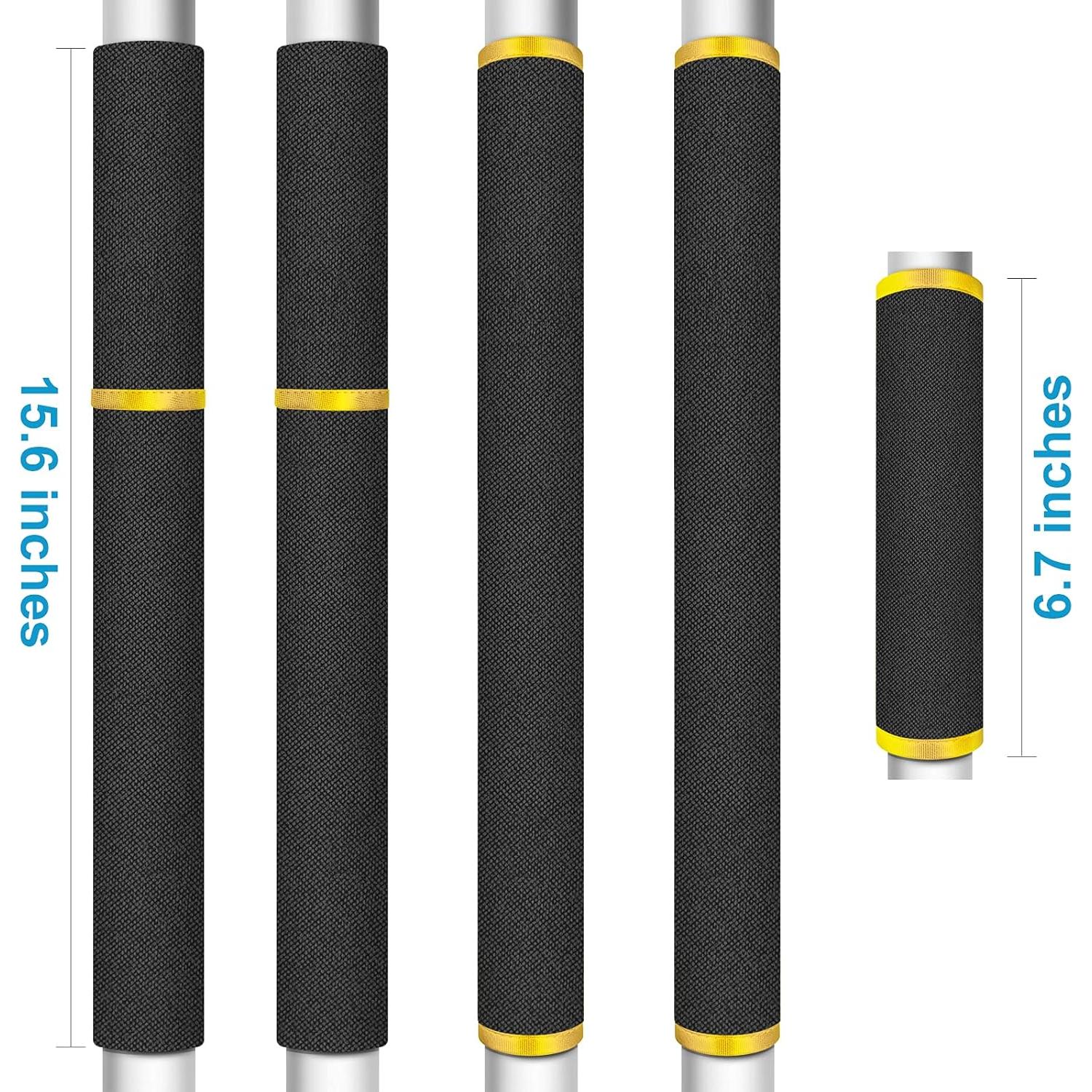 Cubiertas para Manijas de Refrigerador ELCOOR 5PCS Negro/Dorado