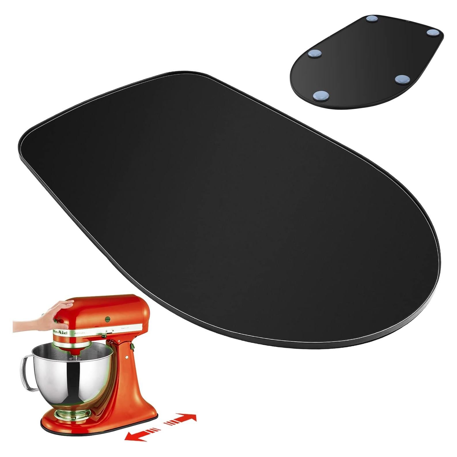 2023 NEW Metal Mixer Slider for KitchenAid Stand Mixer 4.5-5 Qt,Sliding Mat Sliding Tray Slide Tray Mixer Mover for Tilt-Head Stand Mixer, KitchenAid Artisan Tilt-Head Mixer, KitchenAid Classic