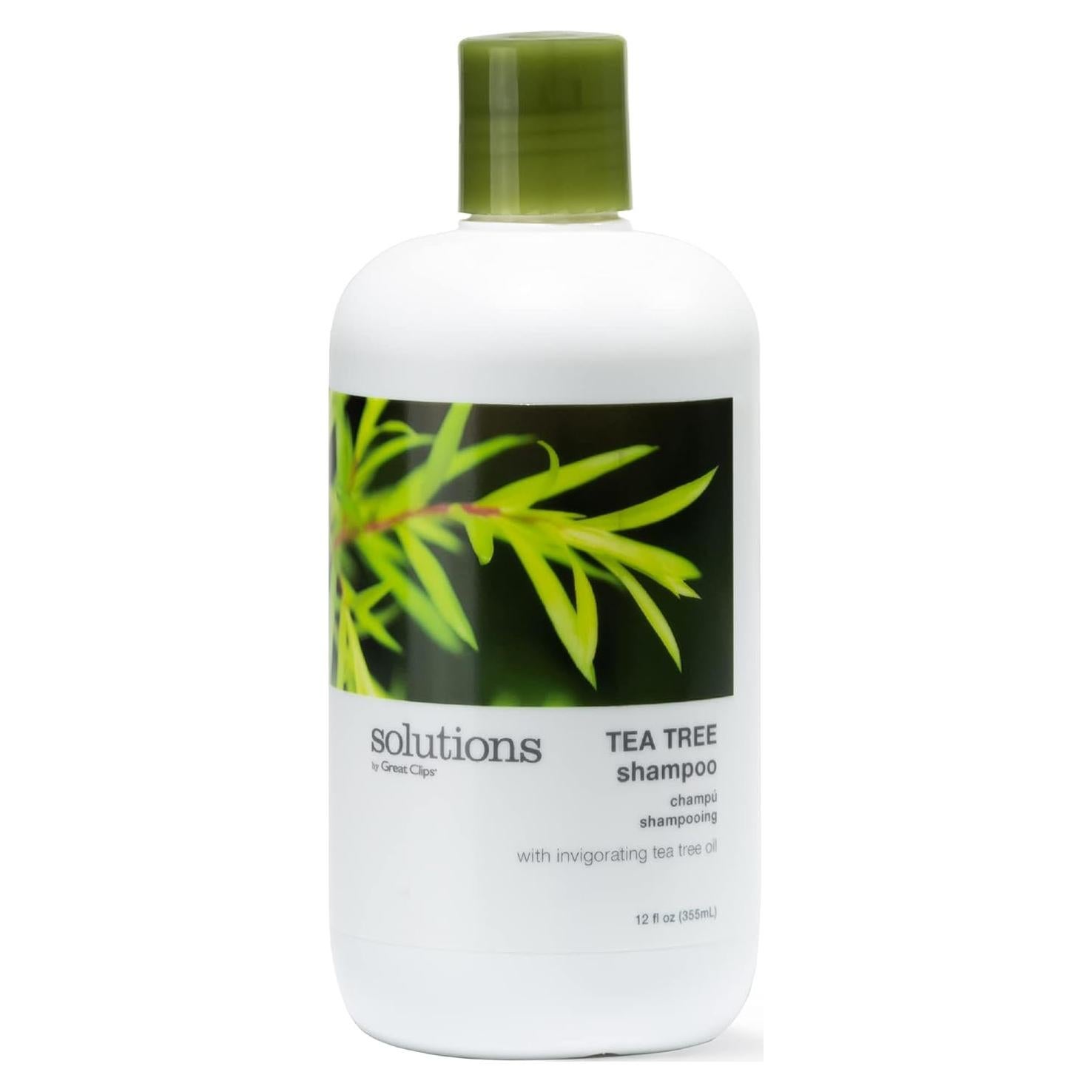 Champú Natural Great Clips 355 ml - Árbol de Té y Menta