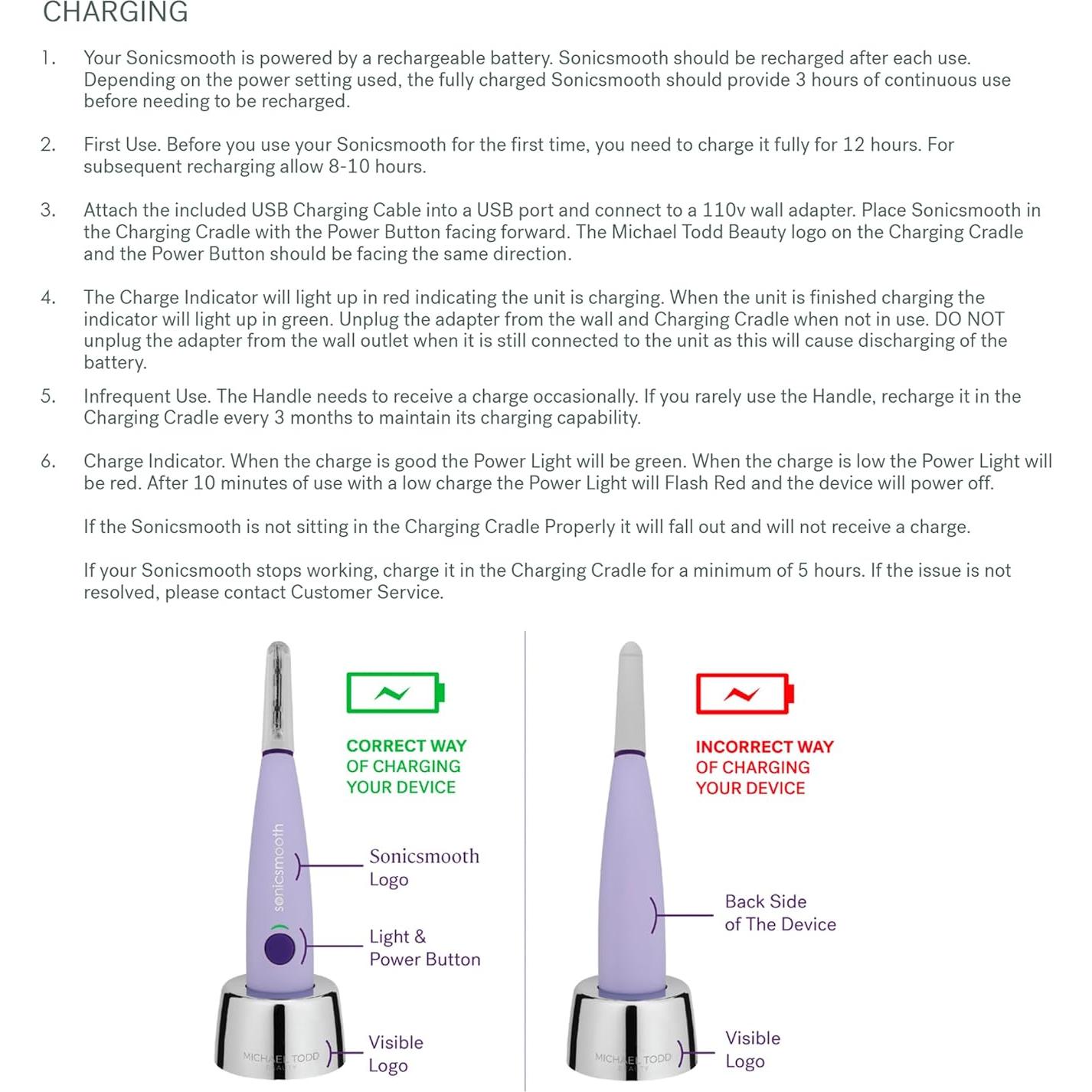 Recortador de Cejas Michael Todd Beauty Sonicsmooth - Dermaplaning