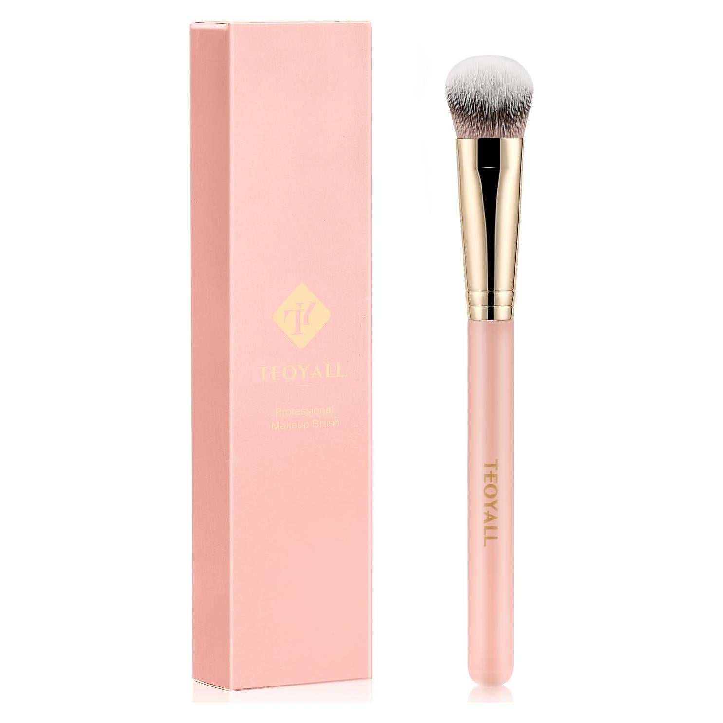 Brocha Angulada Plana TEOYALL para Corrector y Bronceador - Cerdas Sintéticas