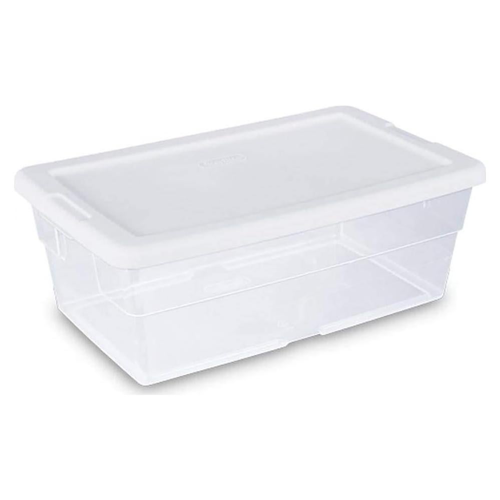 Contenedor de Almacenamiento Apilable Sterilite 6 Qt Transparente