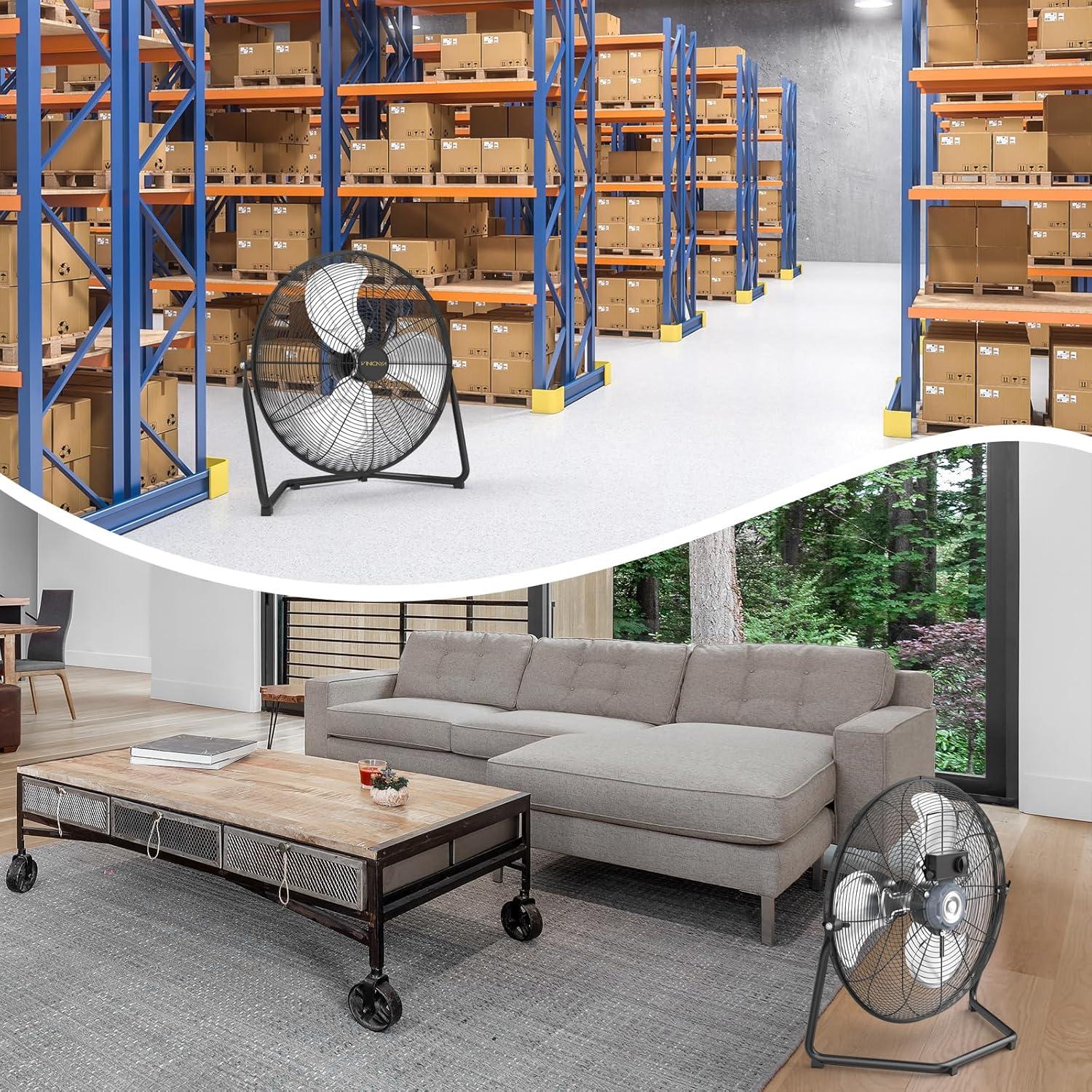 Ventilador de Piso VINICAYA FE-30AdO(78)-C 30 cm 1800 CFM 3 Velocidades