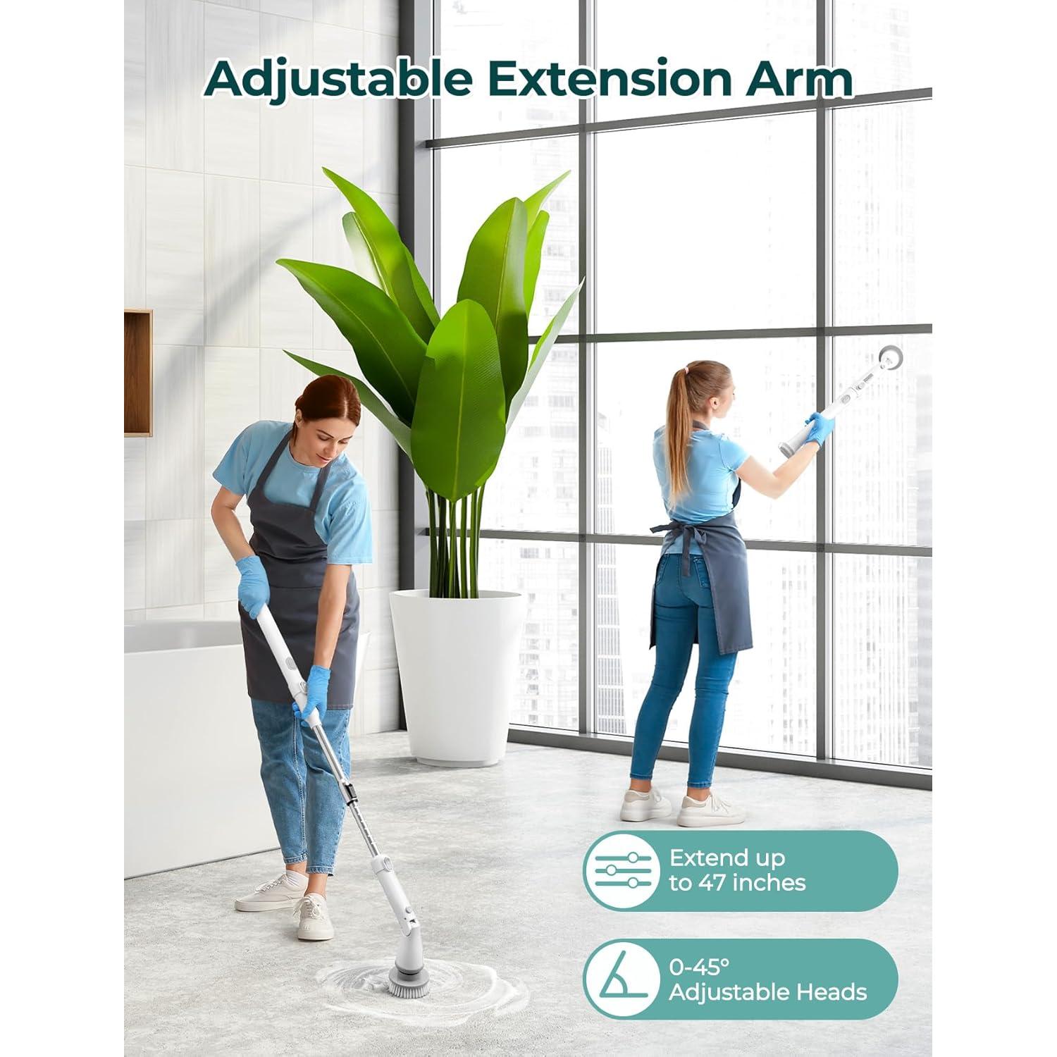 Cepillo Eléctrico de Limpieza Sweepulire SW1, 2 Velocidades, 8 Cabezas