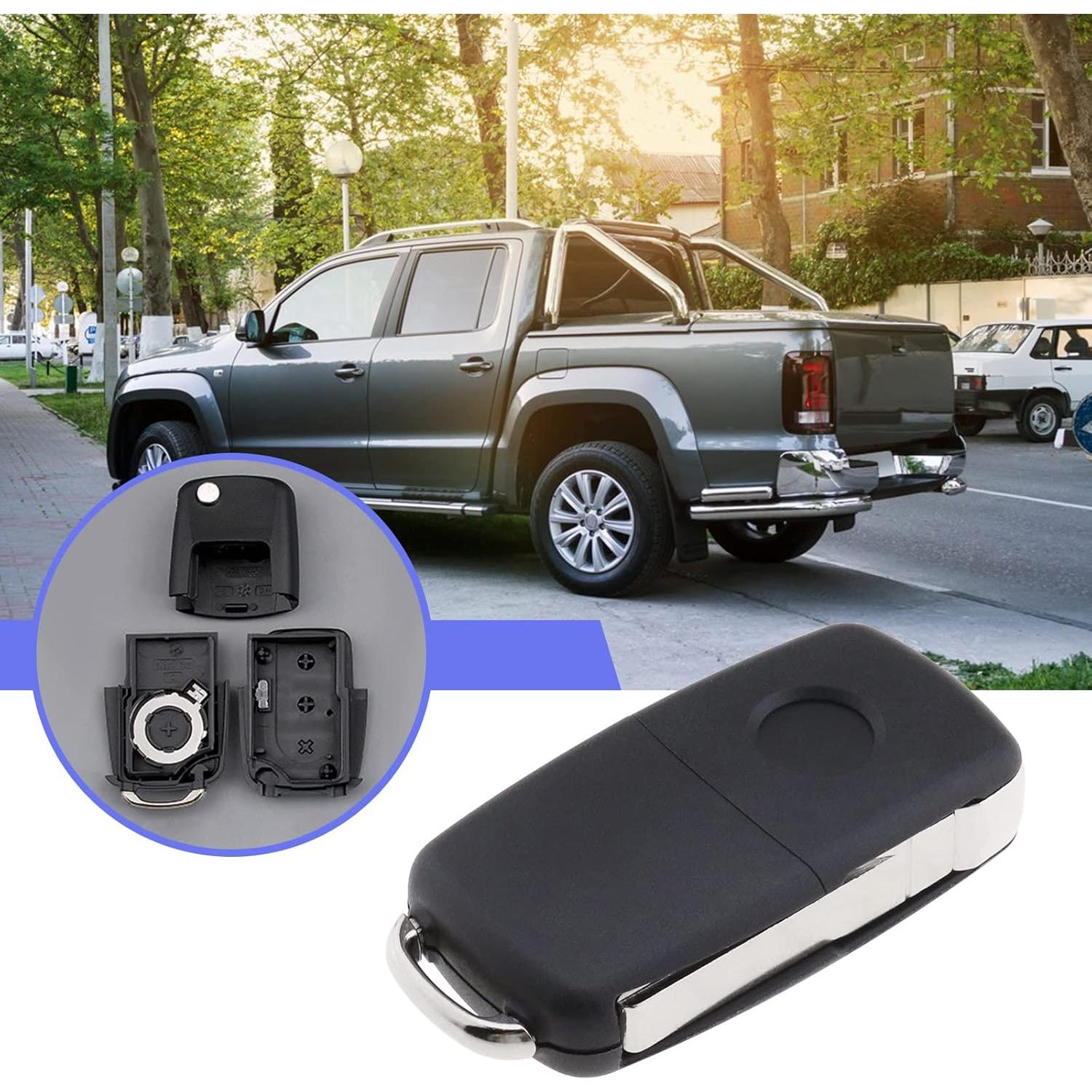 Carcasa de llave VW Amarok 2012-2020 2 botones negra