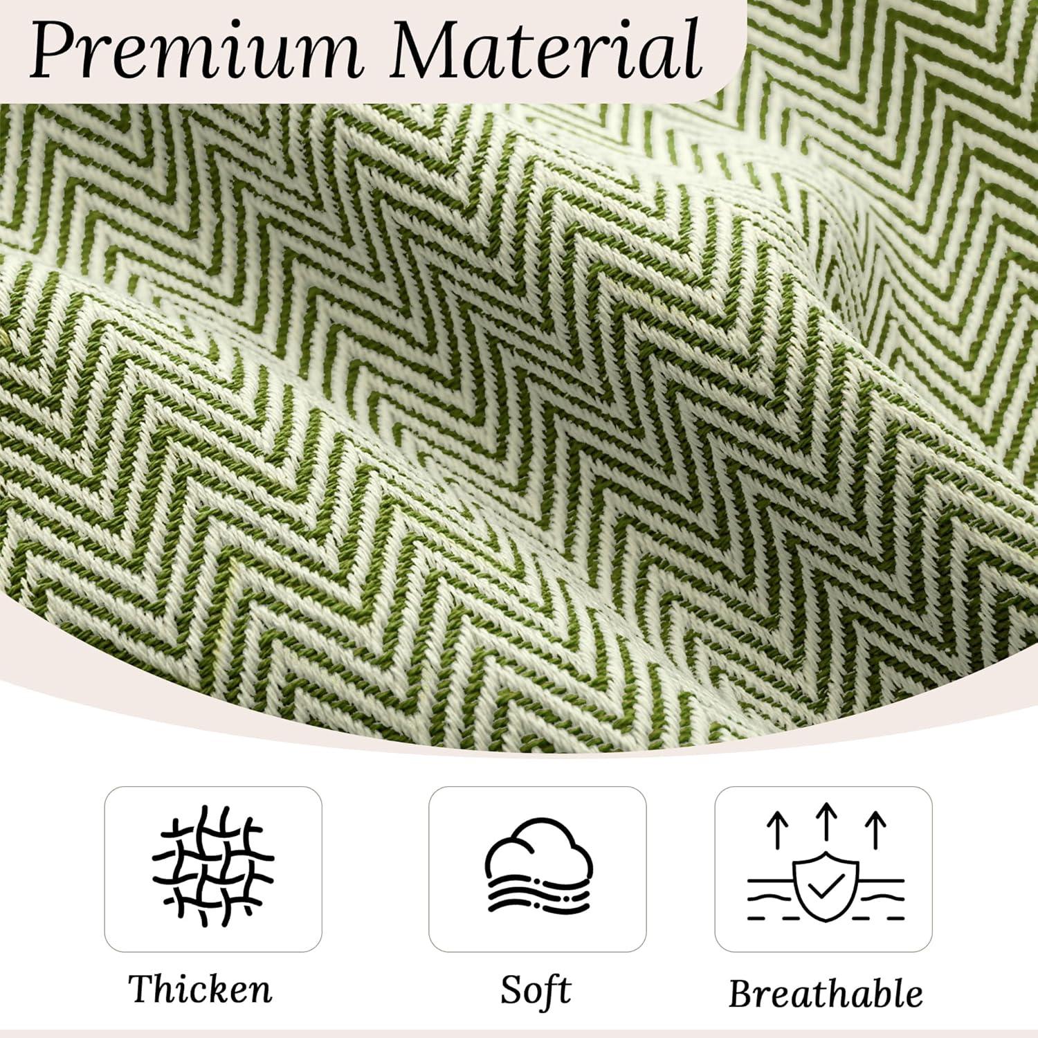 Cubierta de Sofá Seccional HDCAXKJ Verde Aguacate 91x252 cm