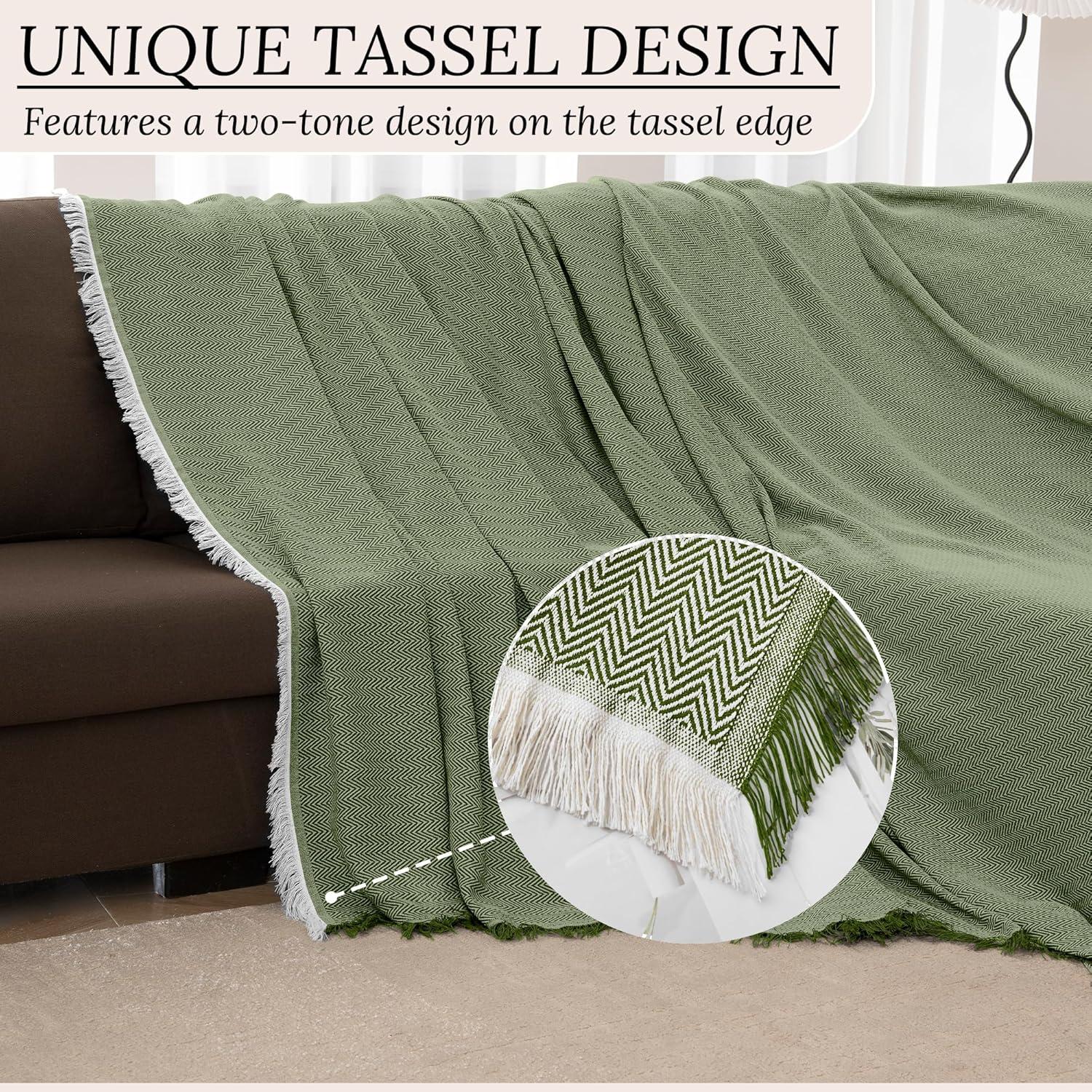 Cubierta de Sofá Seccional HDCAXKJ Verde Aguacate 91x252 cm