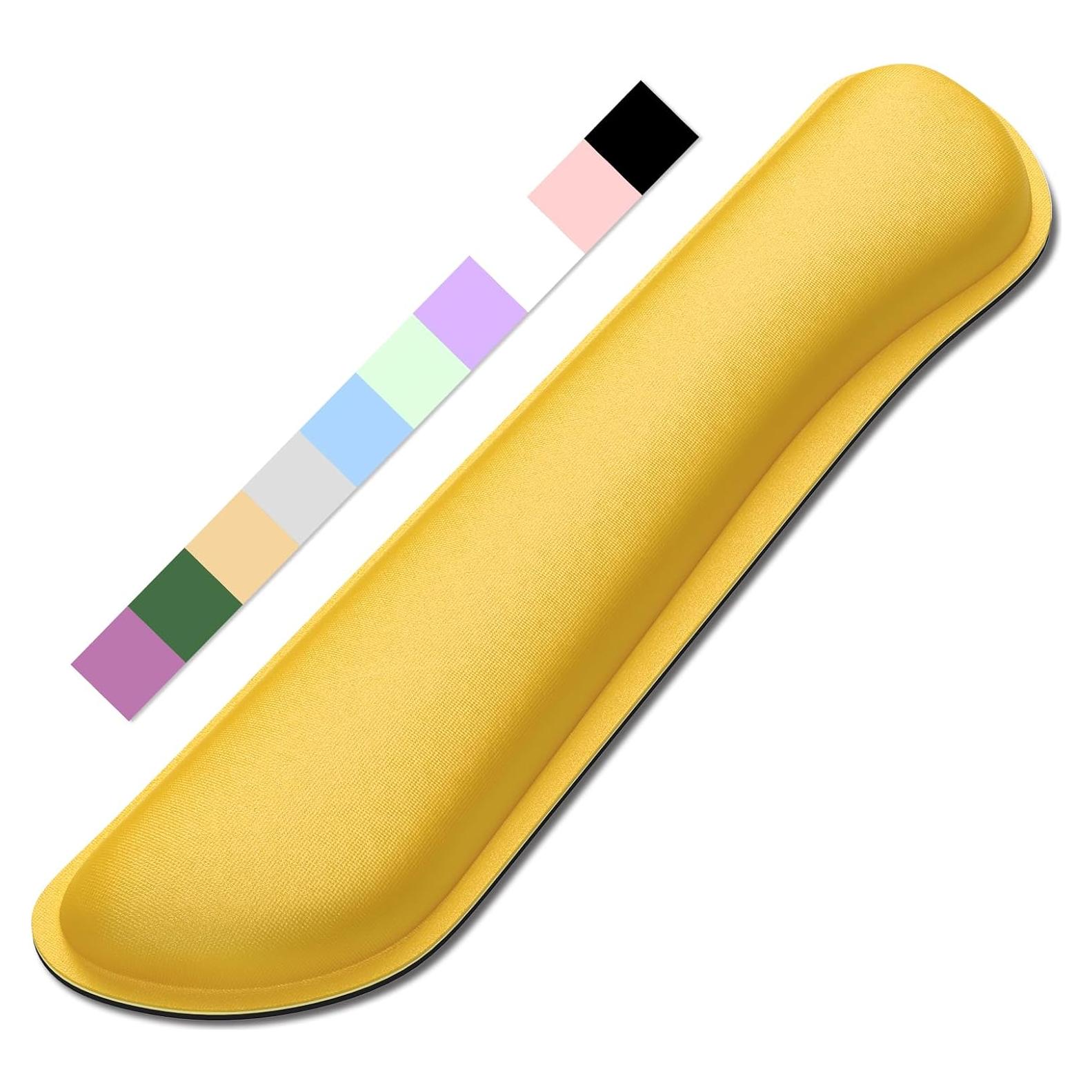 Reposamuñecas Ergonómico Dapesuom Amarillo Albaricoque 43x9cm