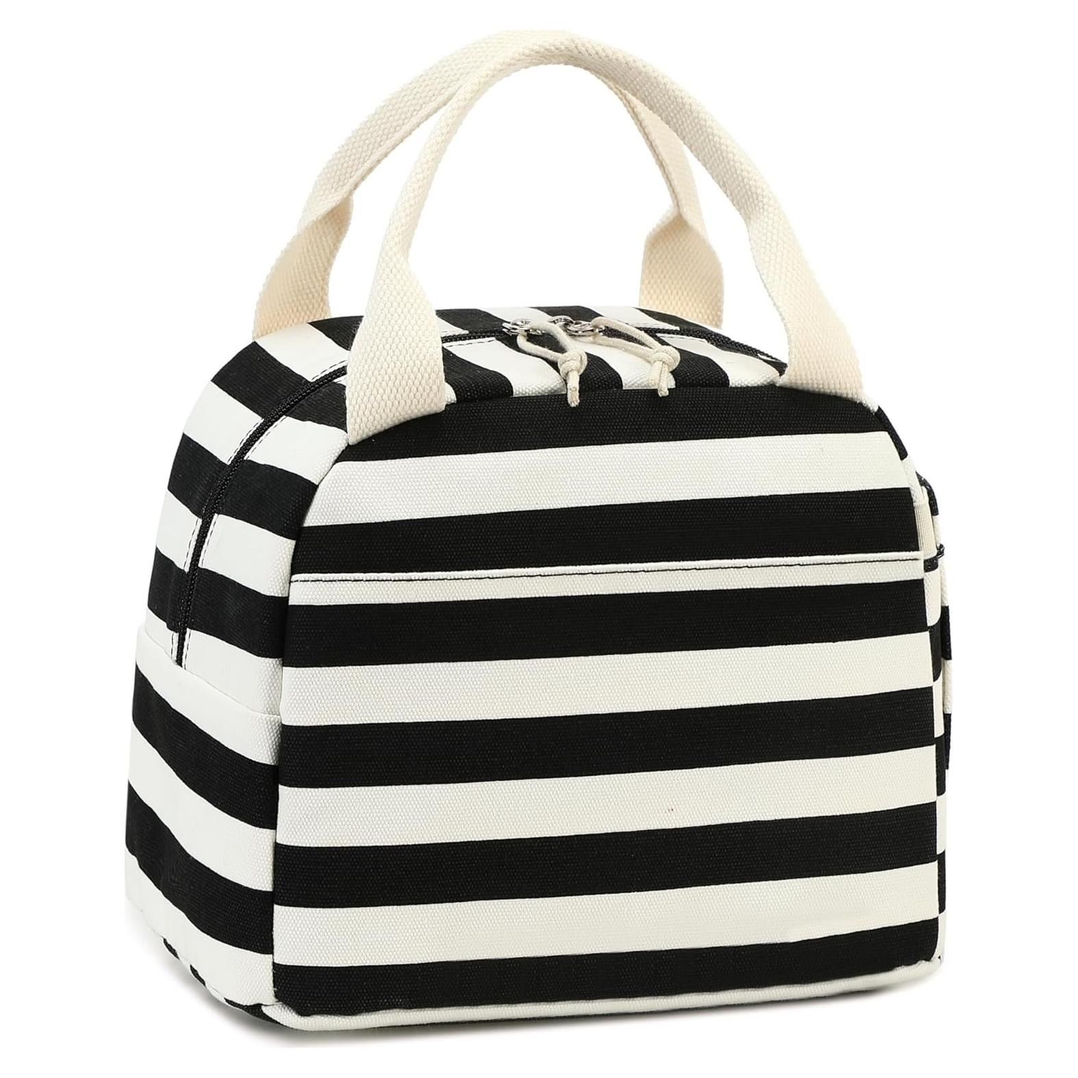 Bolsa de Almuerzo Aislada LEDAOU para Mujeres 10L Rayas