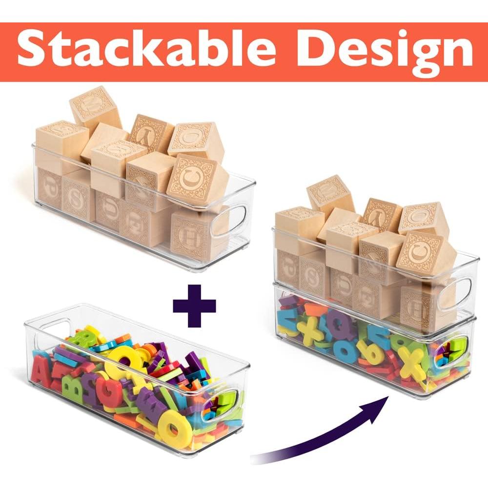 Contenedores de Almacenamiento ClearSpace 2 Paquete 25.4x10.2x7.6 cm