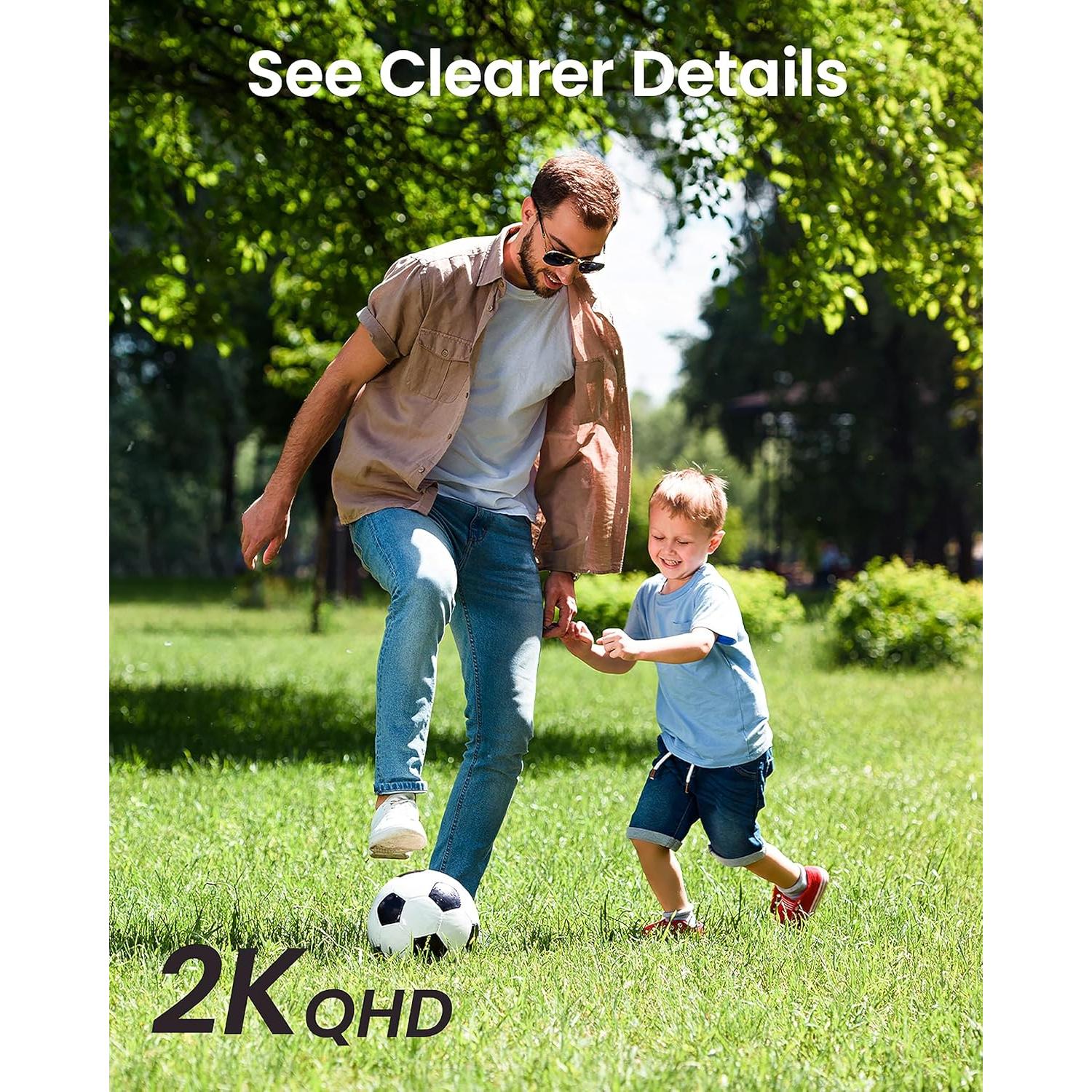 Cámara de Vigilancia WiFi DEKCO 2K Domo Exterior 360°