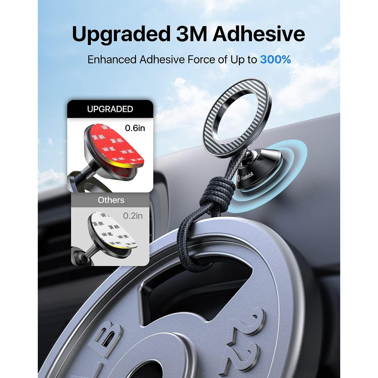 Soporte de Coche Magnético Andobil MagSafe para iPhone