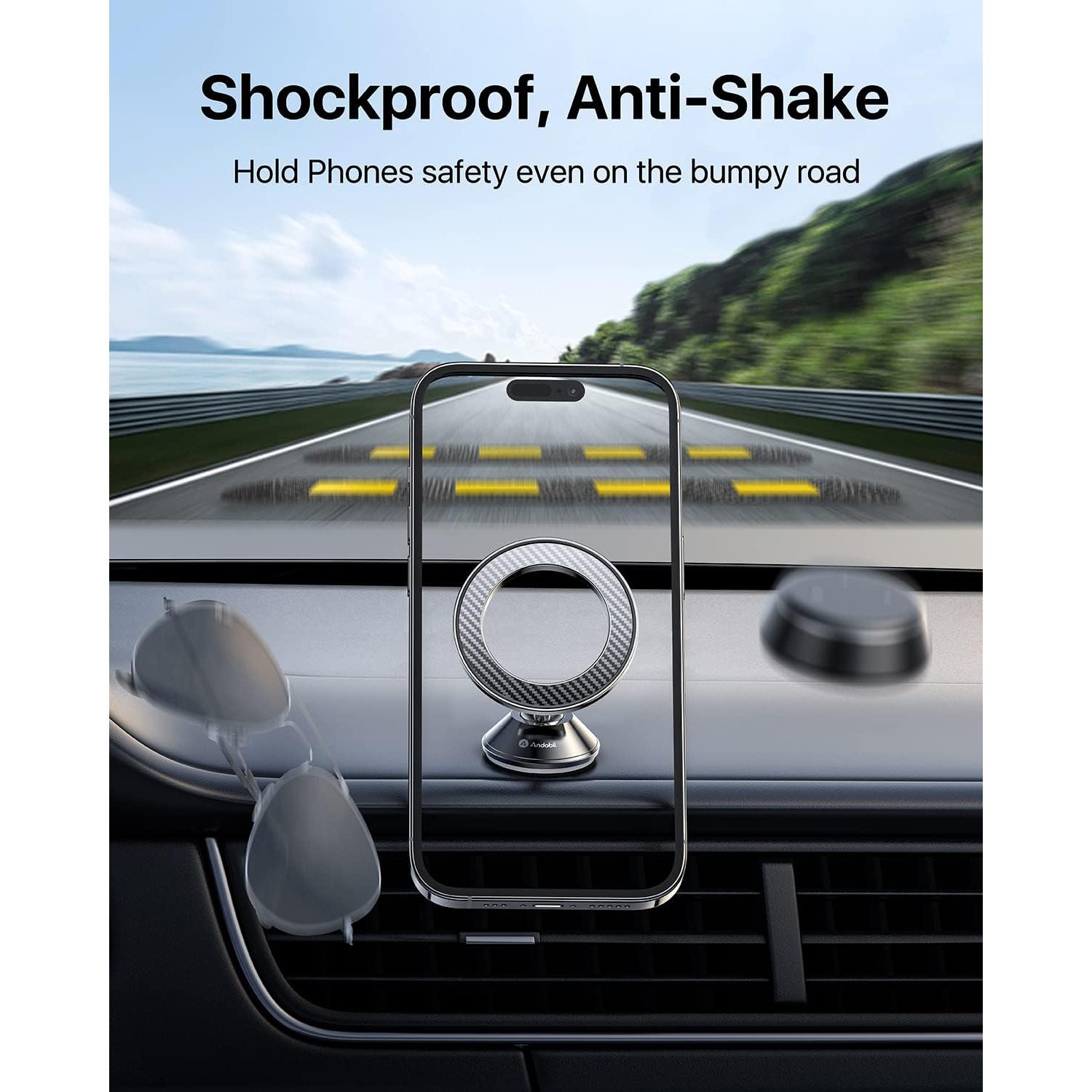 Soporte de Coche Magnético Andobil MagSafe para iPhone