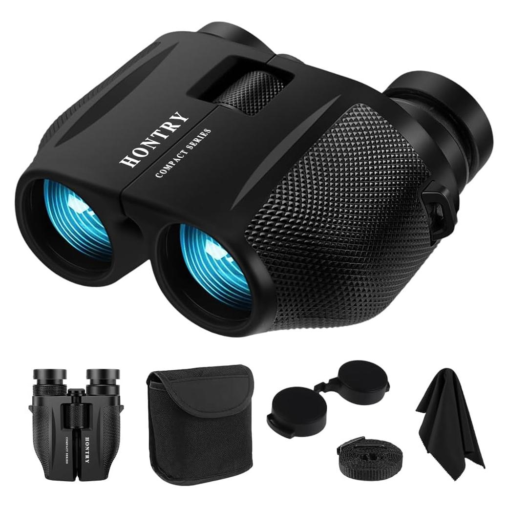 Binoculares Compactos Hontry 10x25 para Observación de Aves