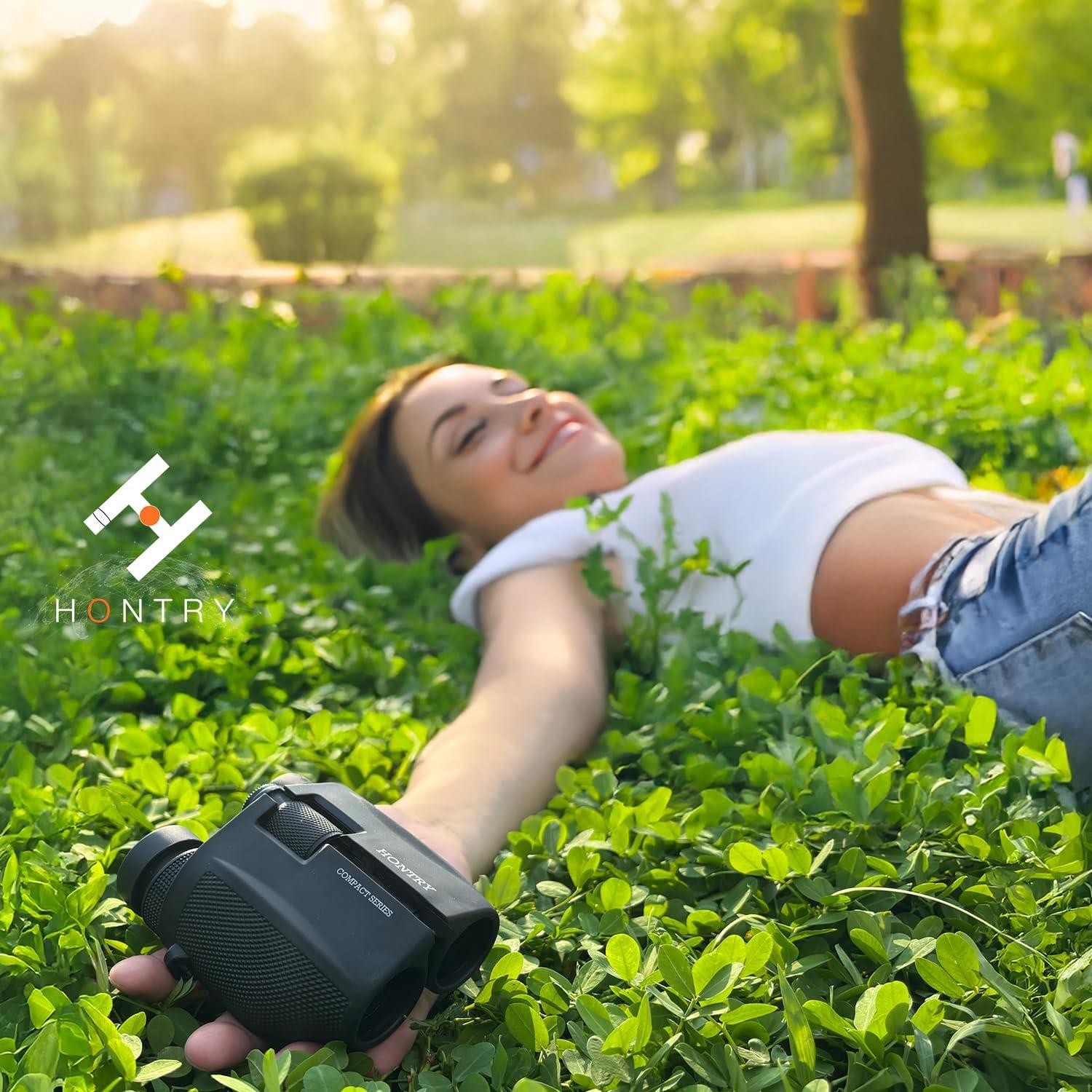 Binoculares Compactos Hontry 10x25 para Observación de Aves