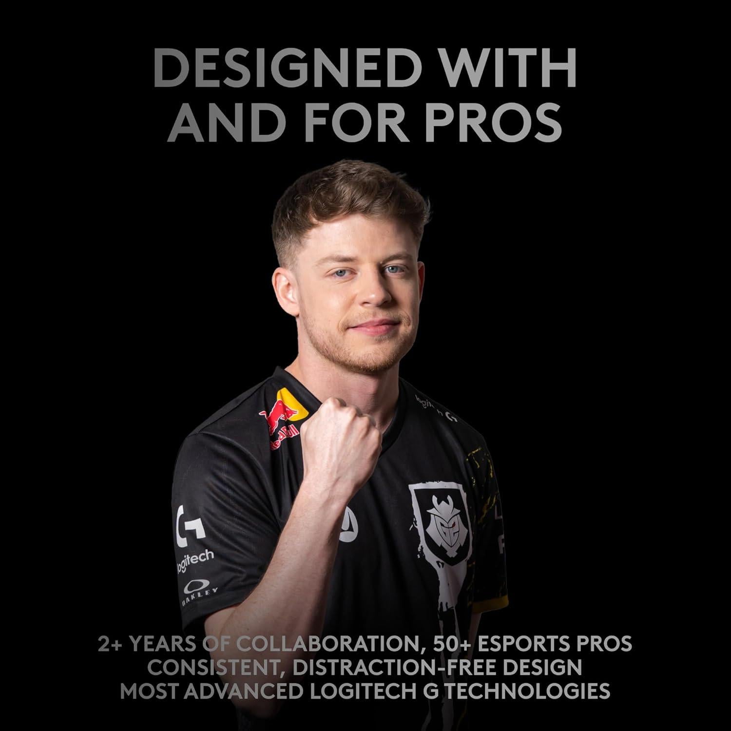 Ratón Gaming Inalámbrico Logitech G Pro - 80g, RGB, HERO 25K