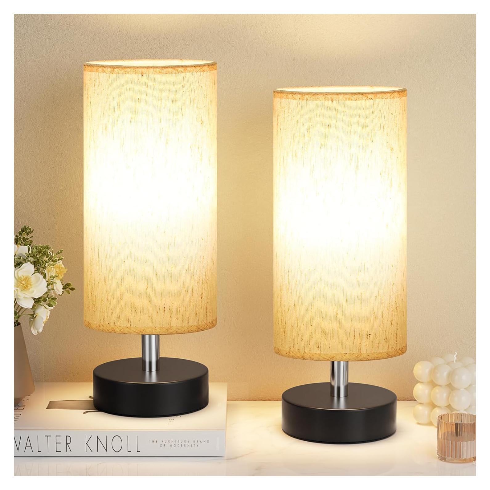 Juego de 2 Lámparas de Mesa Minimalistas PartageiZ 29.5cm