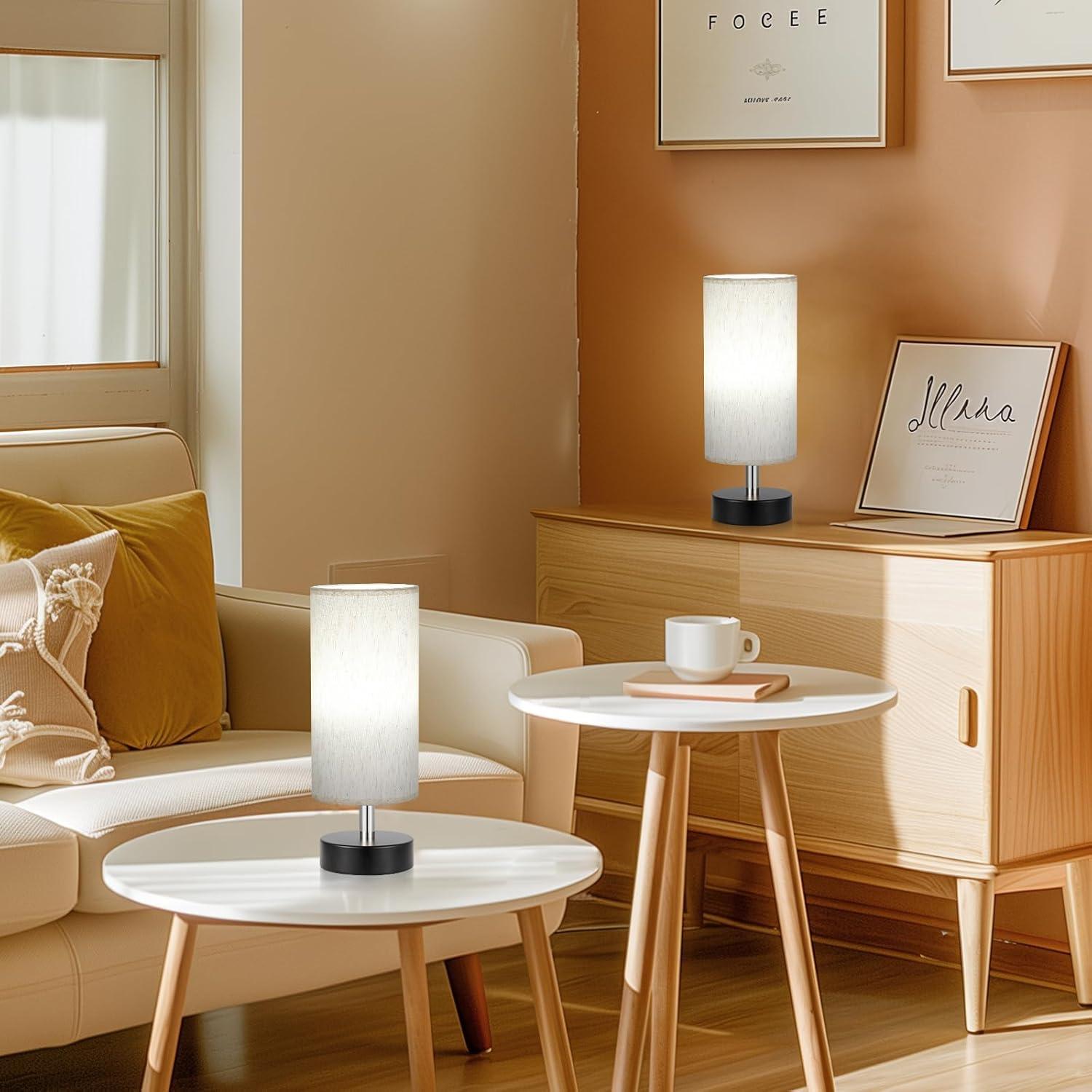 Juego de 2 Lámparas de Mesa Minimalistas PartageiZ 29.5cm