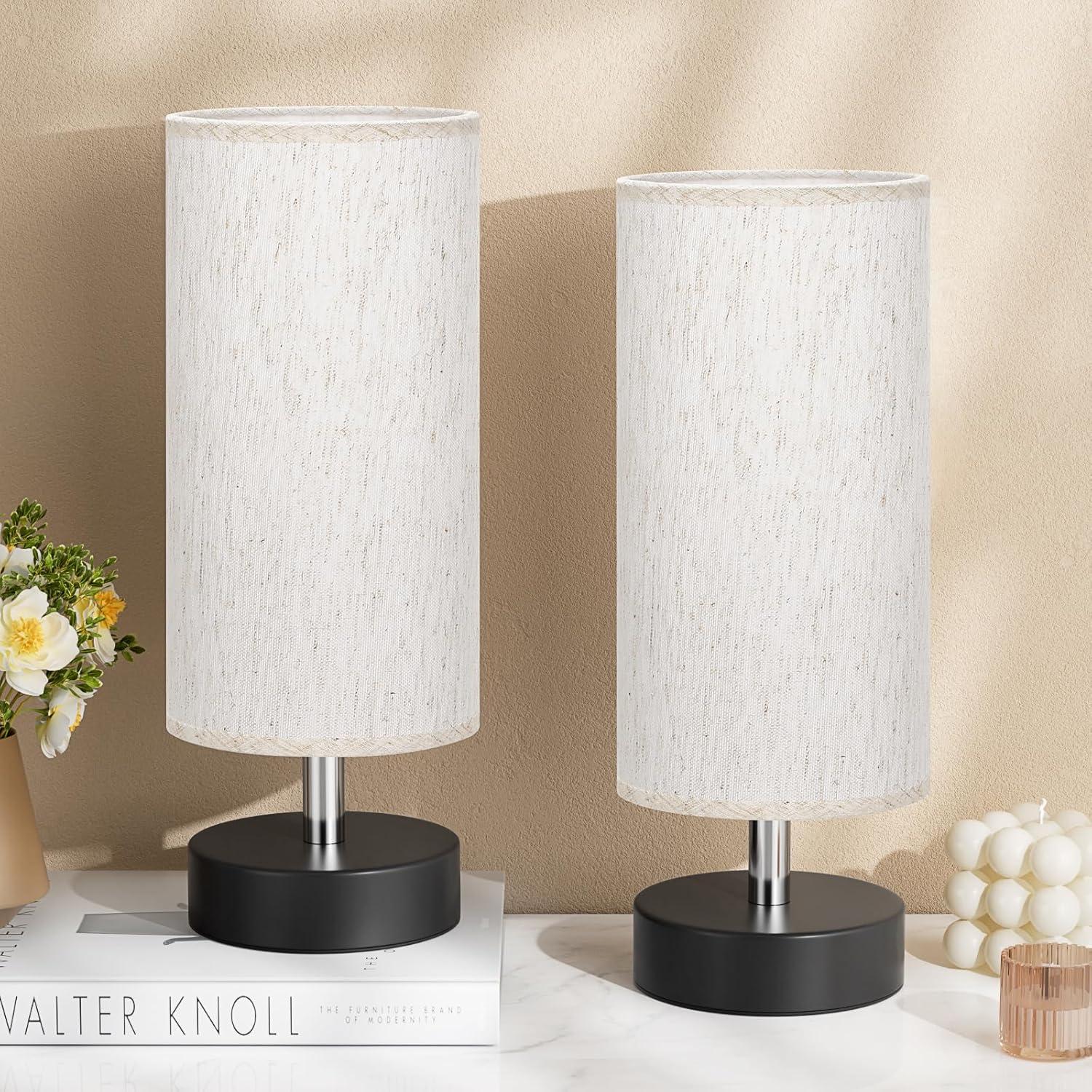 Juego de 2 Lámparas de Mesa Minimalistas PartageiZ 29.5cm