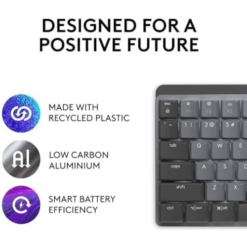 Teclado Inalámbrico Logitech MX Mechanical Mini Clicky