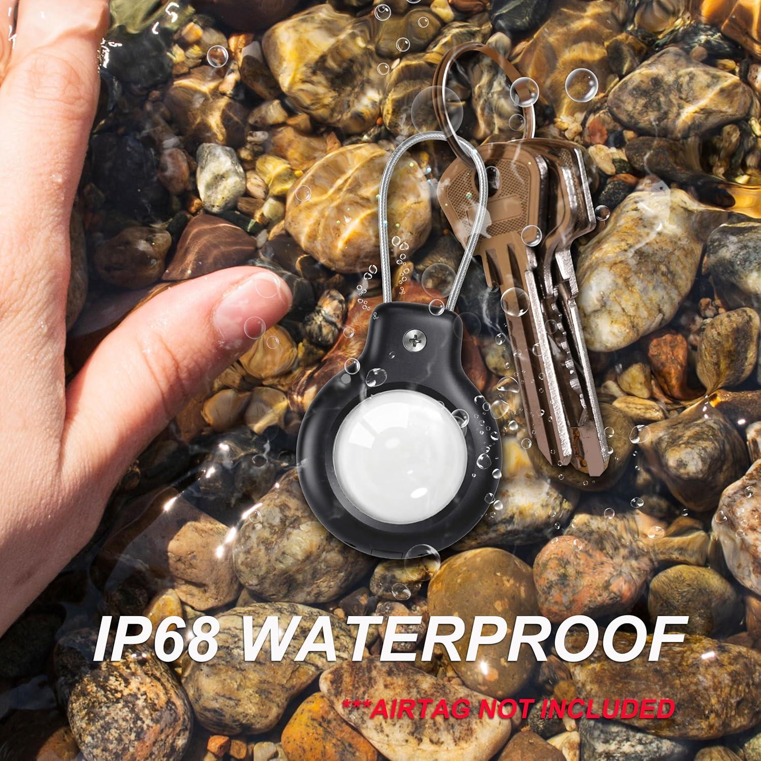 Soporte Impermeable IP68 para Air Tag CIRANDSQR - Paquete de 4