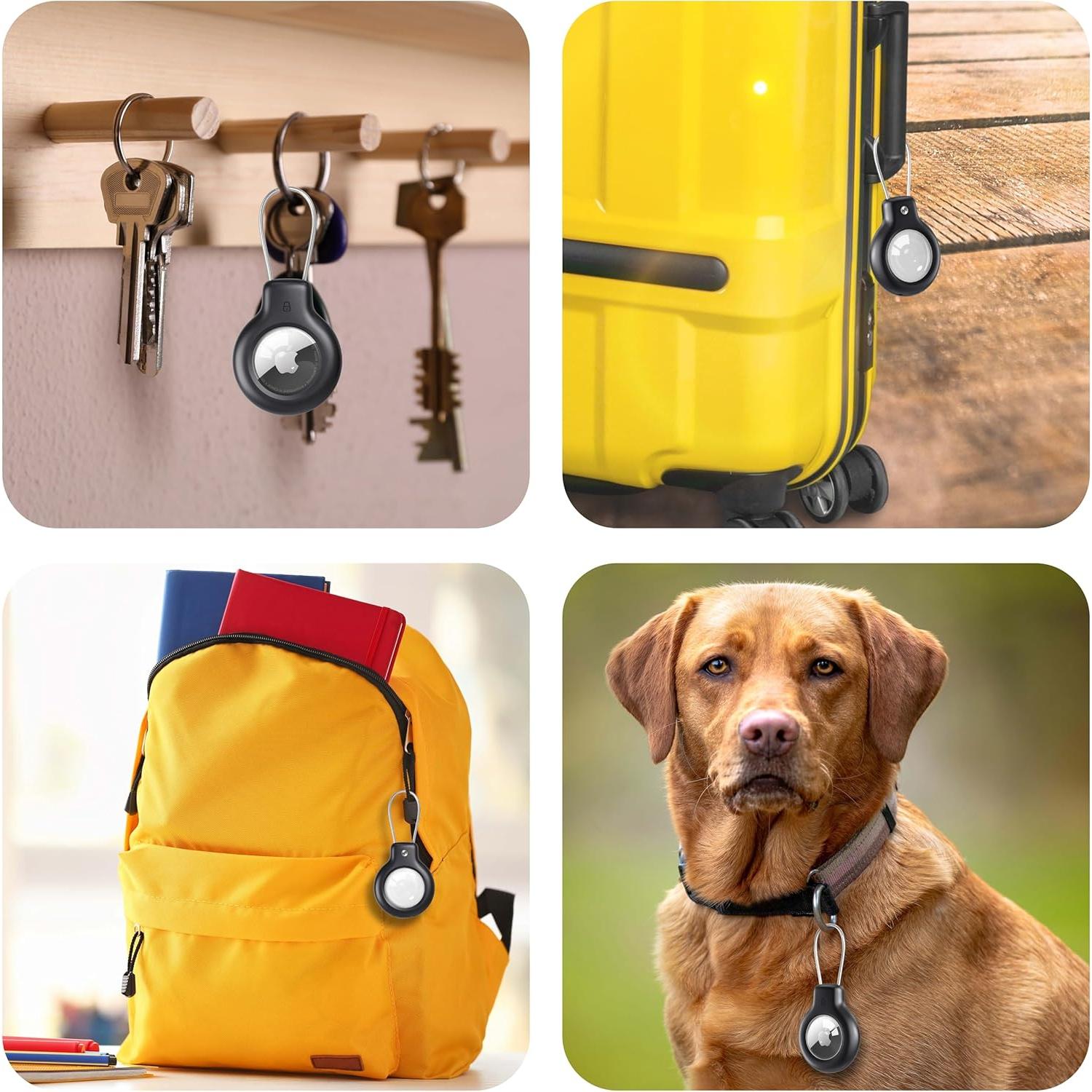 Soporte Impermeable IP68 para Air Tag CIRANDSQR - Paquete de 4