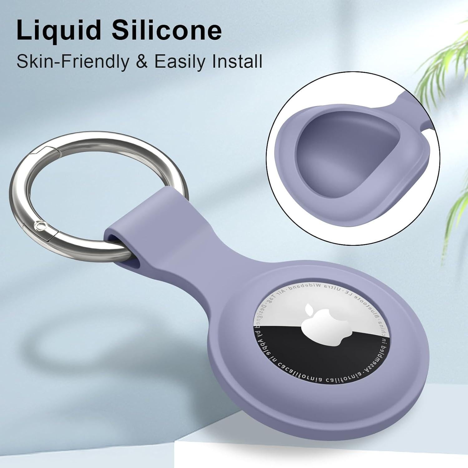 Funda Protectora de Silicona Vancle para Apple AirTag - 8 Piezas