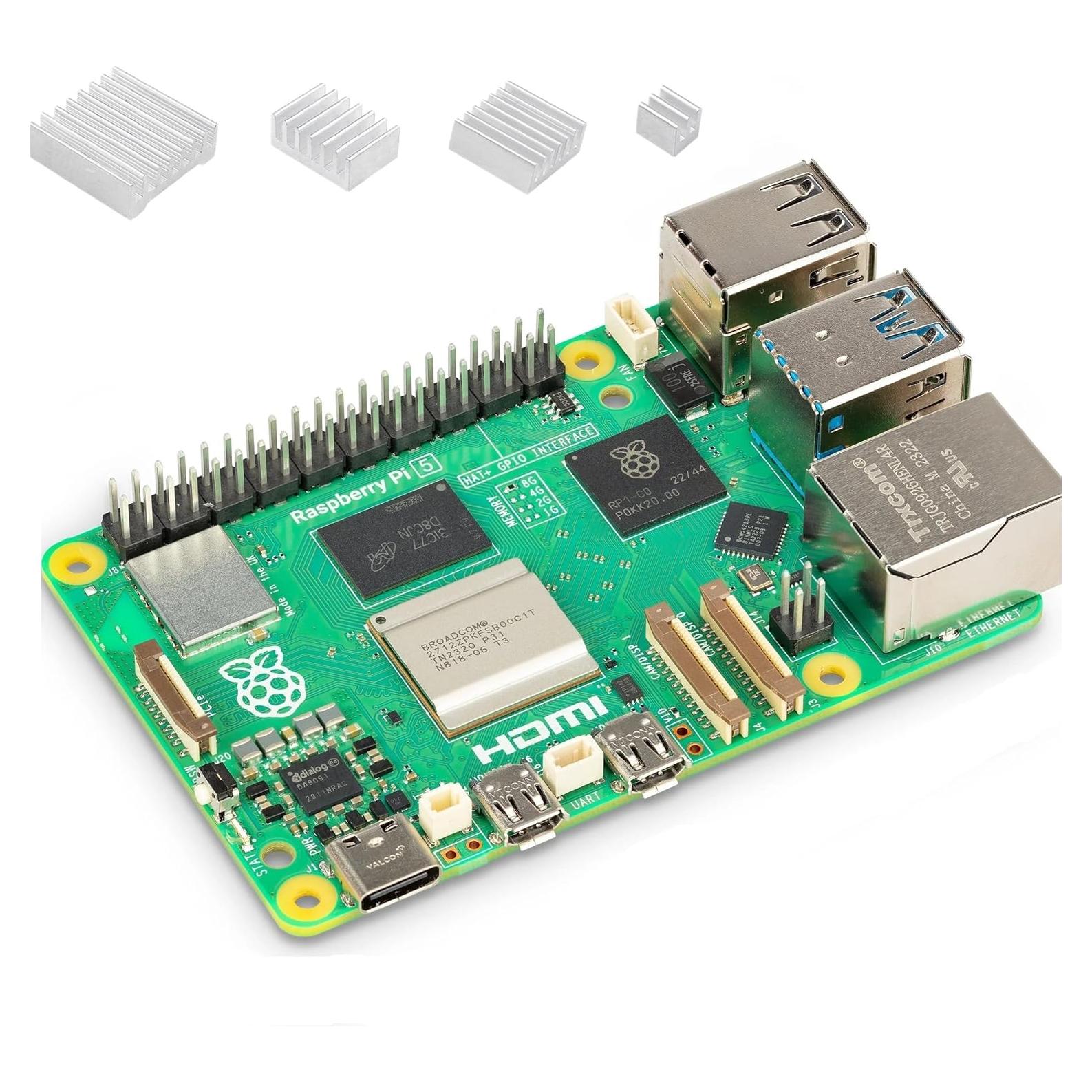 Raspberry Pi 5 8GB Placa Única Vemico - Computadora Avanzada