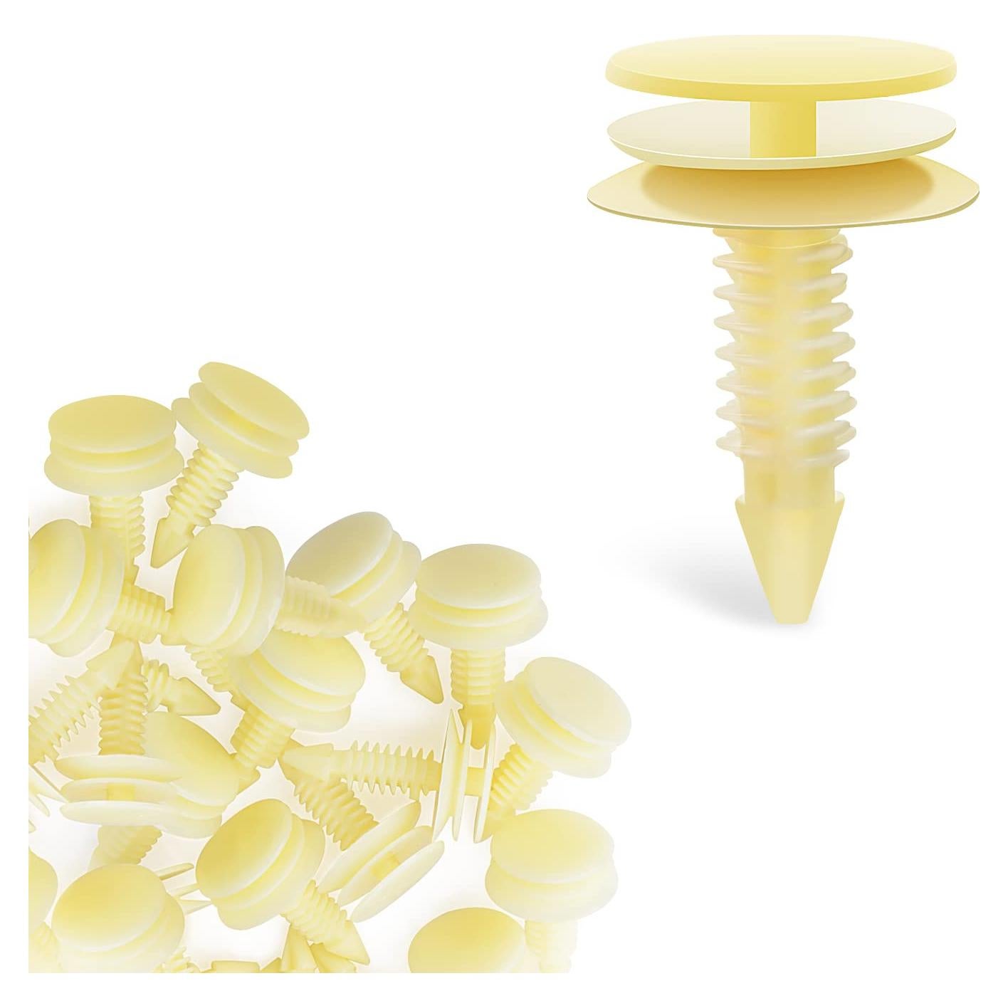 Clips de Retención Frokom para Automóvil 25Pcs Nylon 8mm