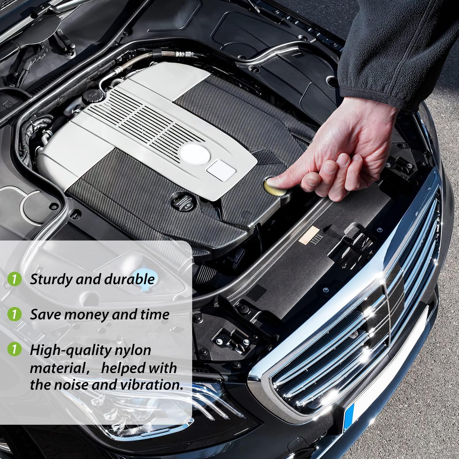 Clips de Retención Frokom para Automóvil 25Pcs Nylon 8mm