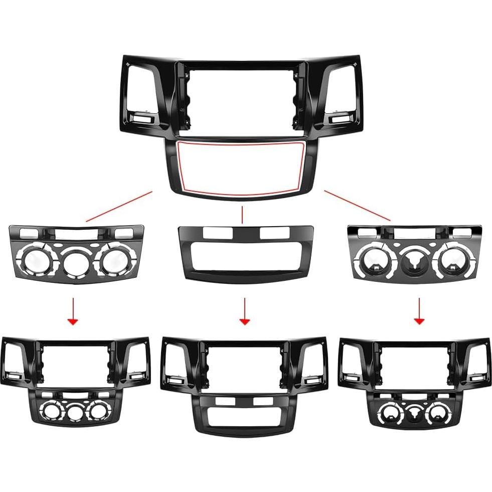 Estéreo Android 2+64GB Fuluku para Toyota Fortuner 2005-2014