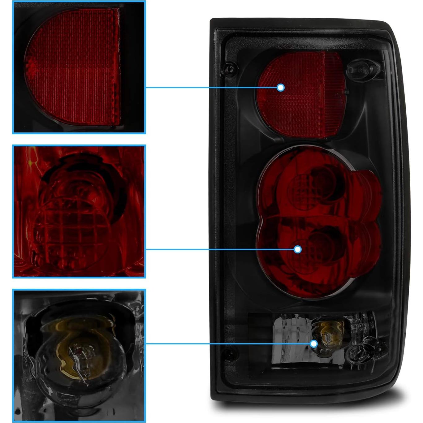 Juego de Luces de Freno y Cola AmeriLite para Toyota Pickup 1989-1995