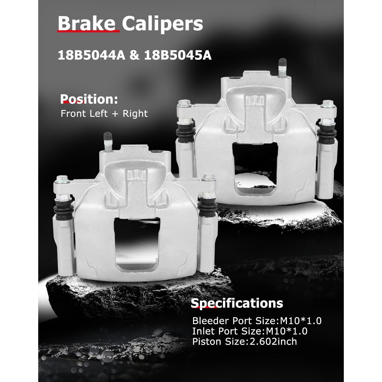 Calipers de Freno Izquierdo y Derecho cciyu para Dodge Journey 2009-2012