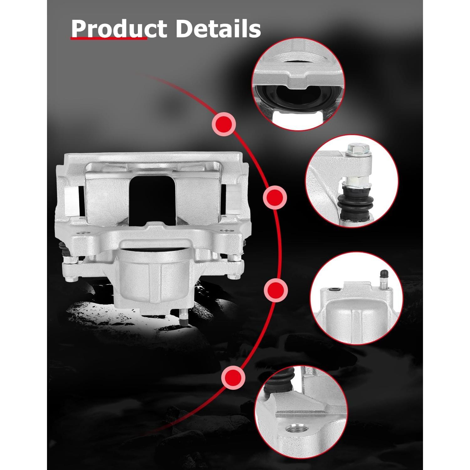 Calipers de Freno Izquierdo y Derecho cciyu para Dodge Journey 2009-2012