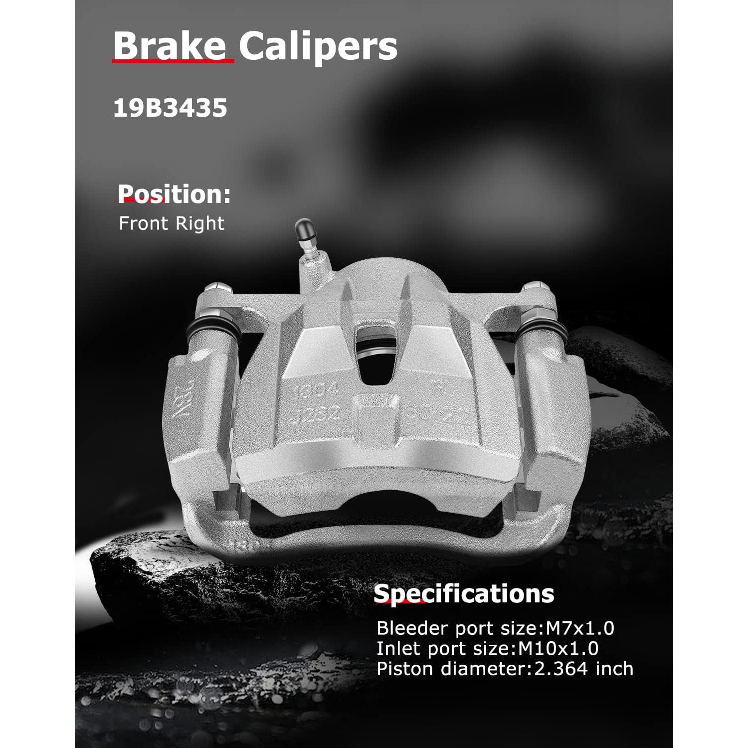 Caliper de Freno Frontal Derecho cciyu 19B3435 para Toyota y Pontiac