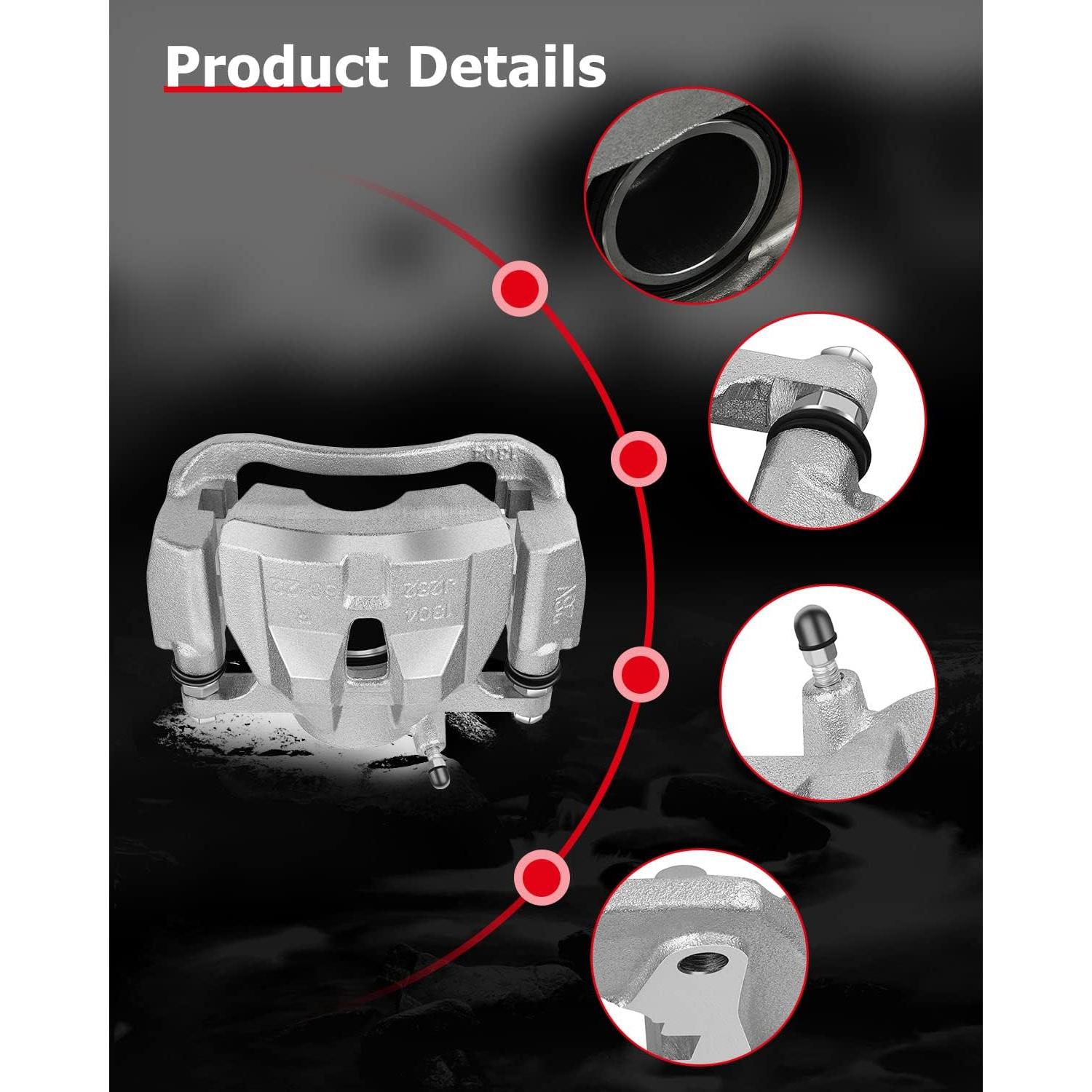 Caliper de Freno Frontal Derecho cciyu 19B3435 para Toyota y Pontiac
