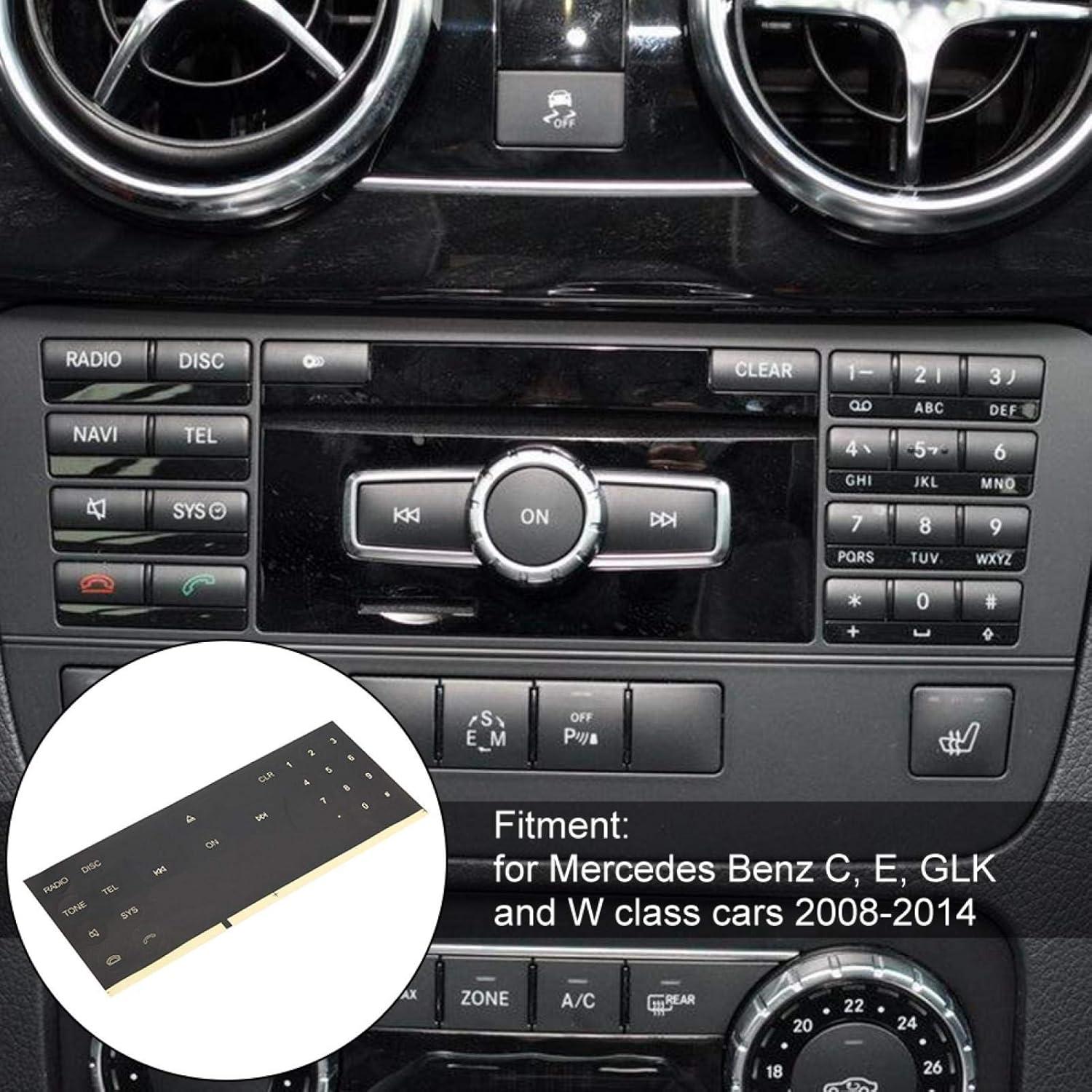 Calcomanía de botón de radio para Benz Ymiko 2008-2014