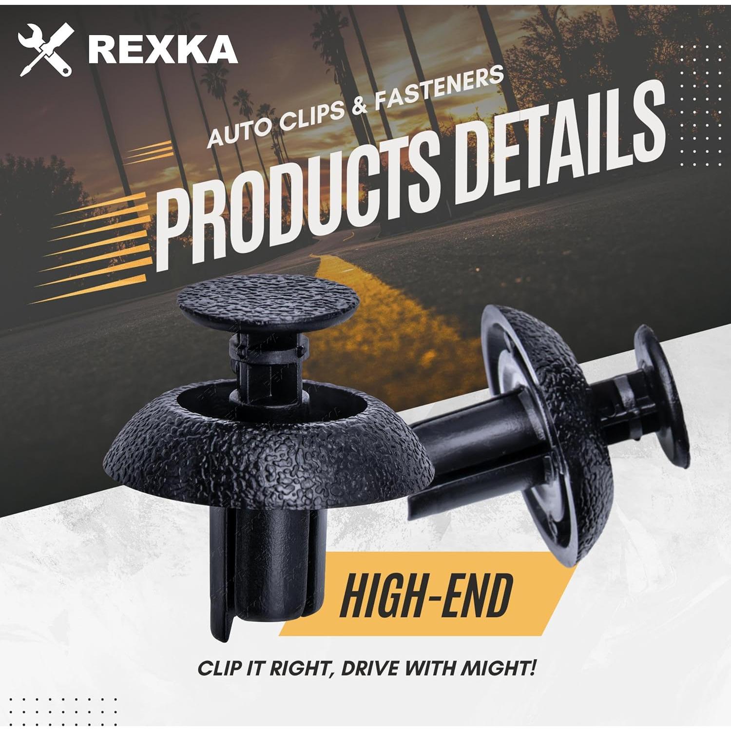 Clips de Retención para Radiador Toyota Lexus 10pcs 7mm