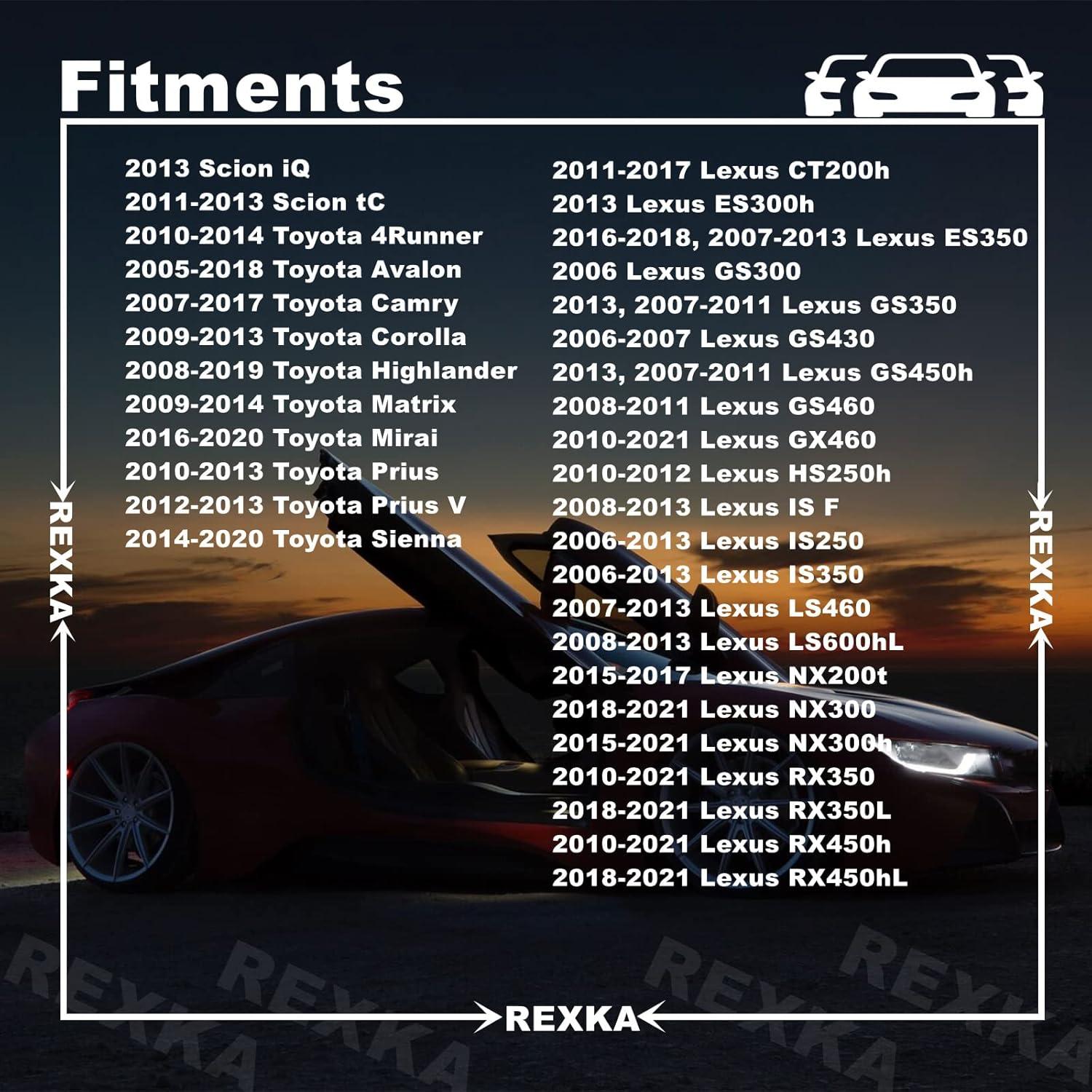 Clips de Retención para Radiador Toyota Lexus 10pcs 7mm