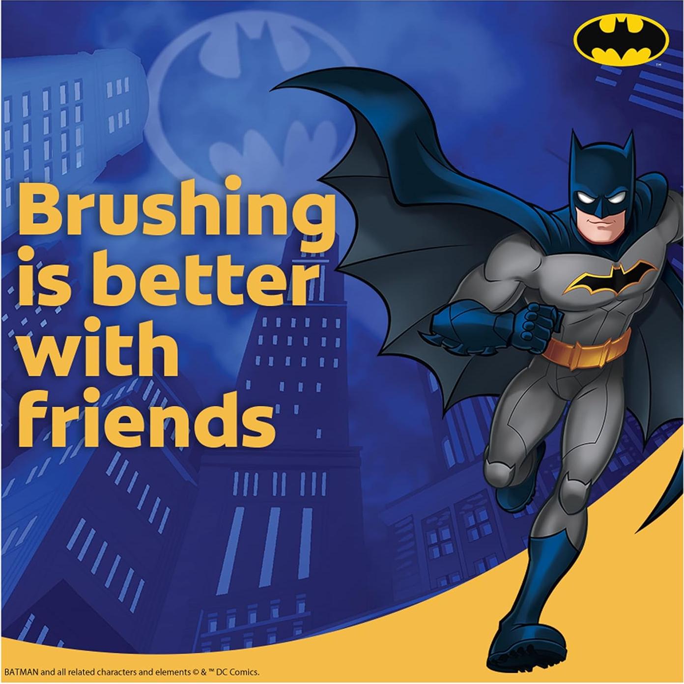 Cepillo de Dientes Eléctrico Colgate Batman 2 Piezas Niños 3+