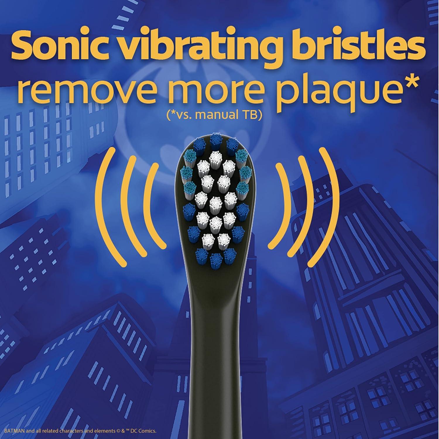 Cepillo de Dientes Eléctrico Colgate Batman 2 Piezas Niños 3+