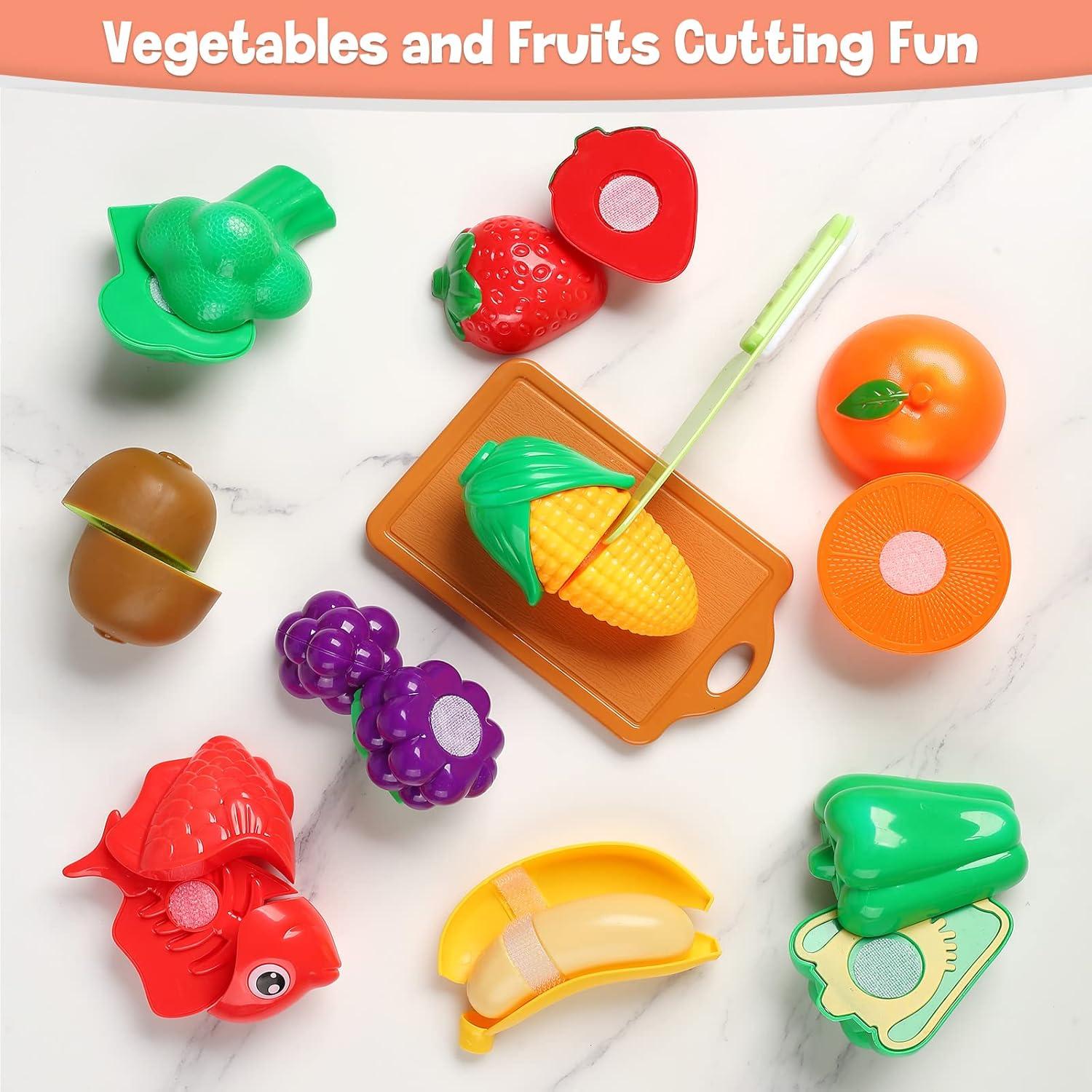 Conjunto de Cocina de Juguete Cute Stone para Niños Rosa