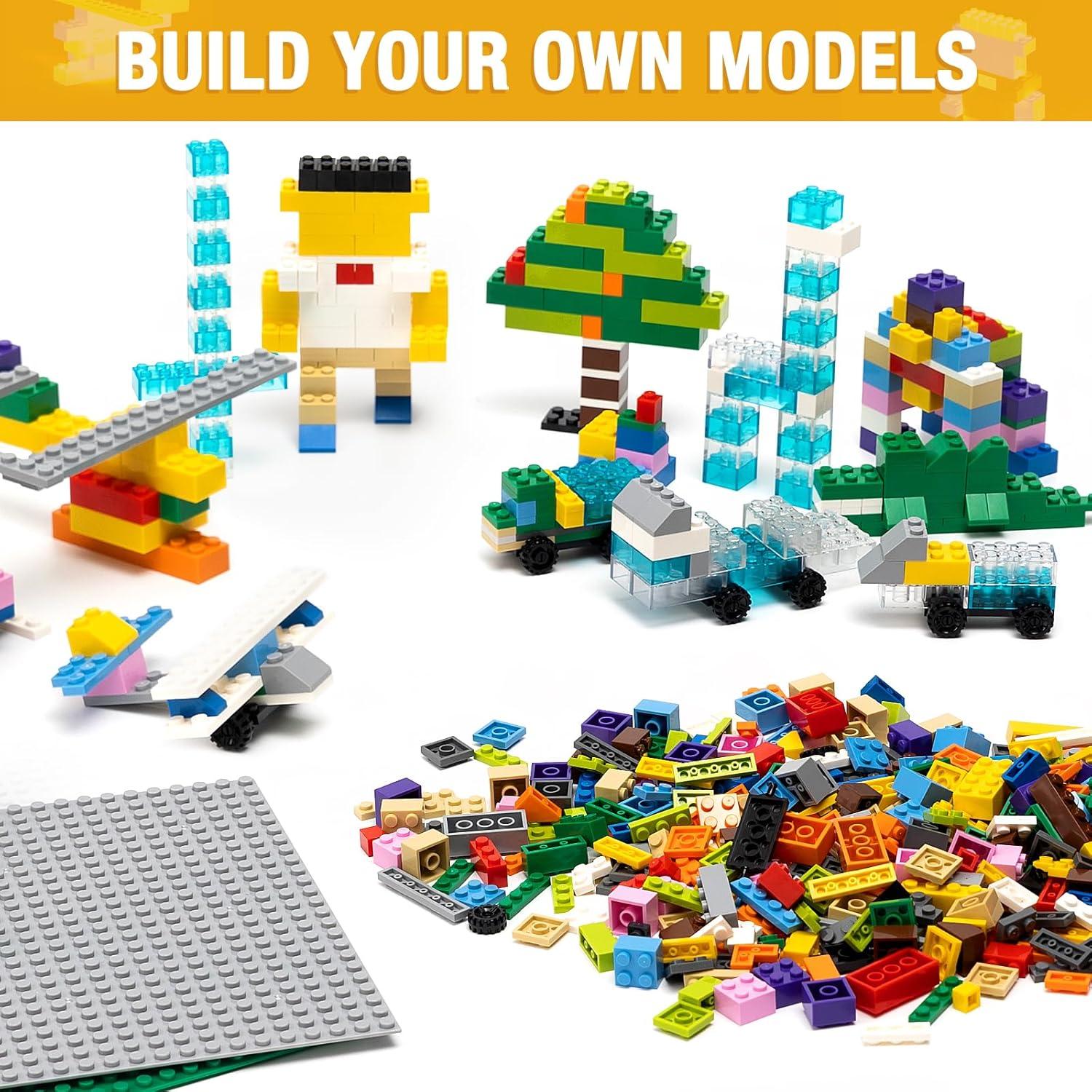 Bloques de Construcción Mannidoo 1600 Piezas 16 Colores