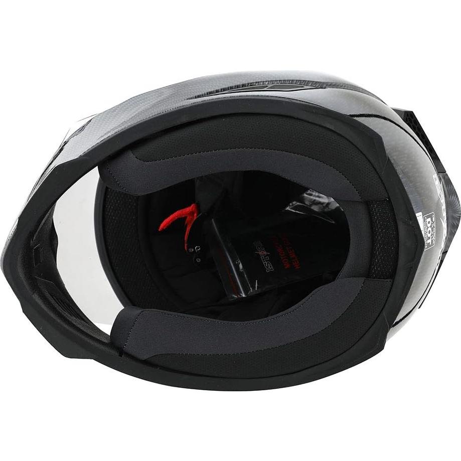 1Storm Motorcycle Full Face Helmet Skull King Matt Black + One Extra Clear Shield: HJK311
