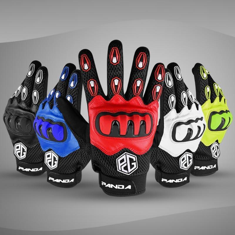 Guantes de Motocicleta Panda Cycle Gear Elan Medianos Azules