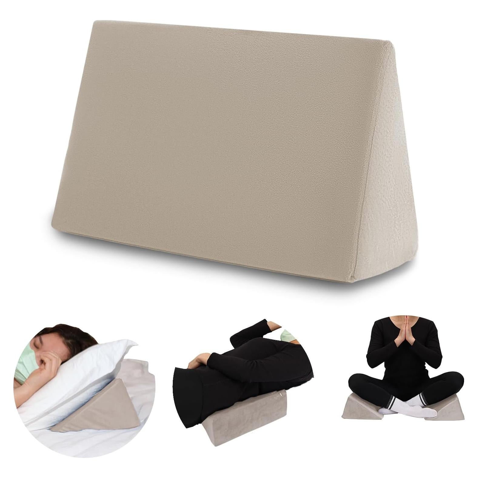 Almohada en Cuña Zantle de Espuma para Alivio de Dolor