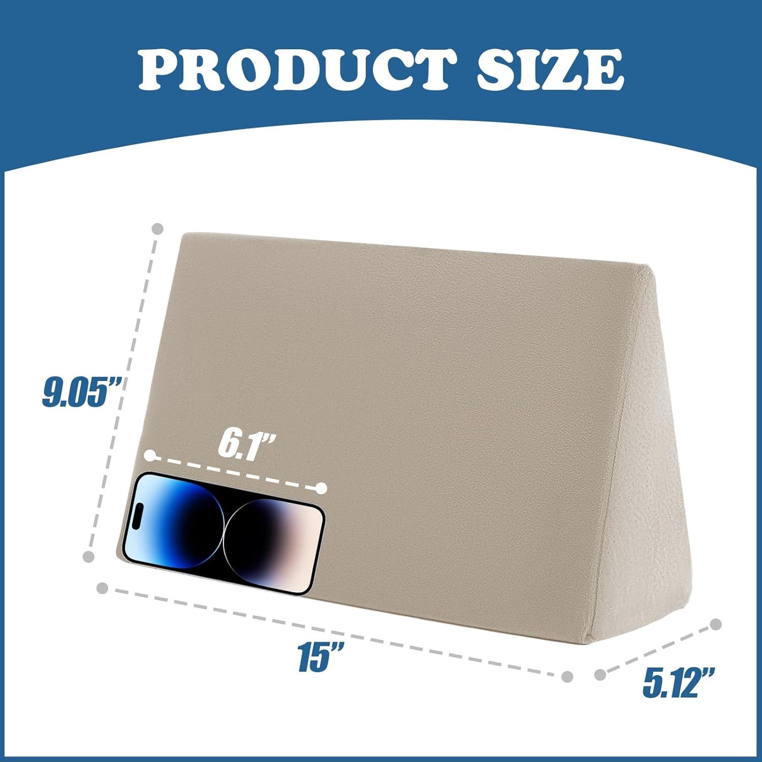 Almohada en Cuña Zantle de Espuma para Alivio de Dolor